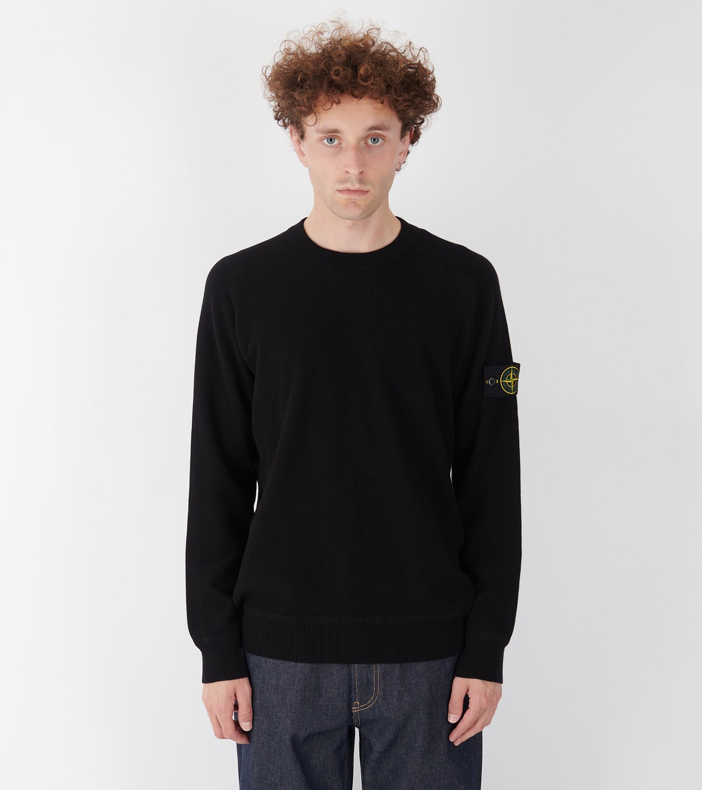 Cotton Texture Knit Black