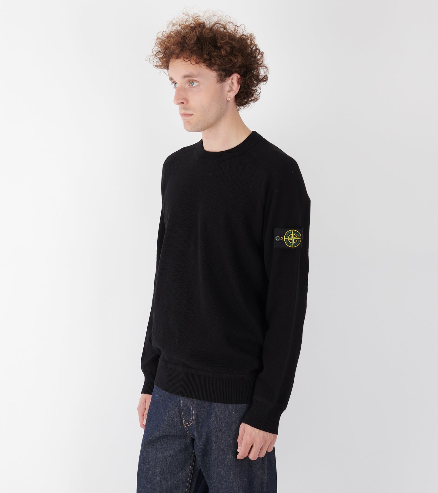 Cotton Texture Knit Black