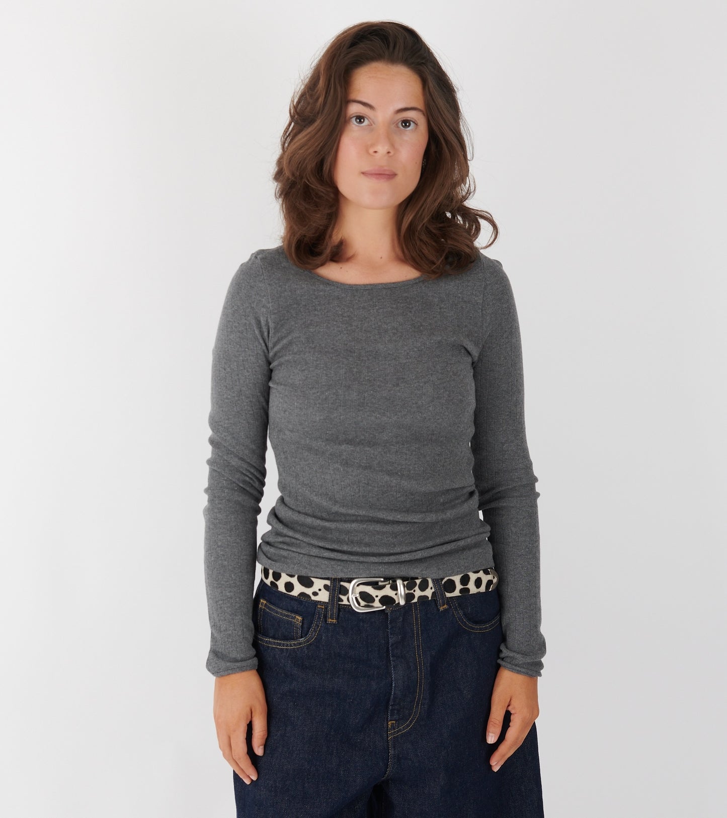 101 Rib Dark Grey
