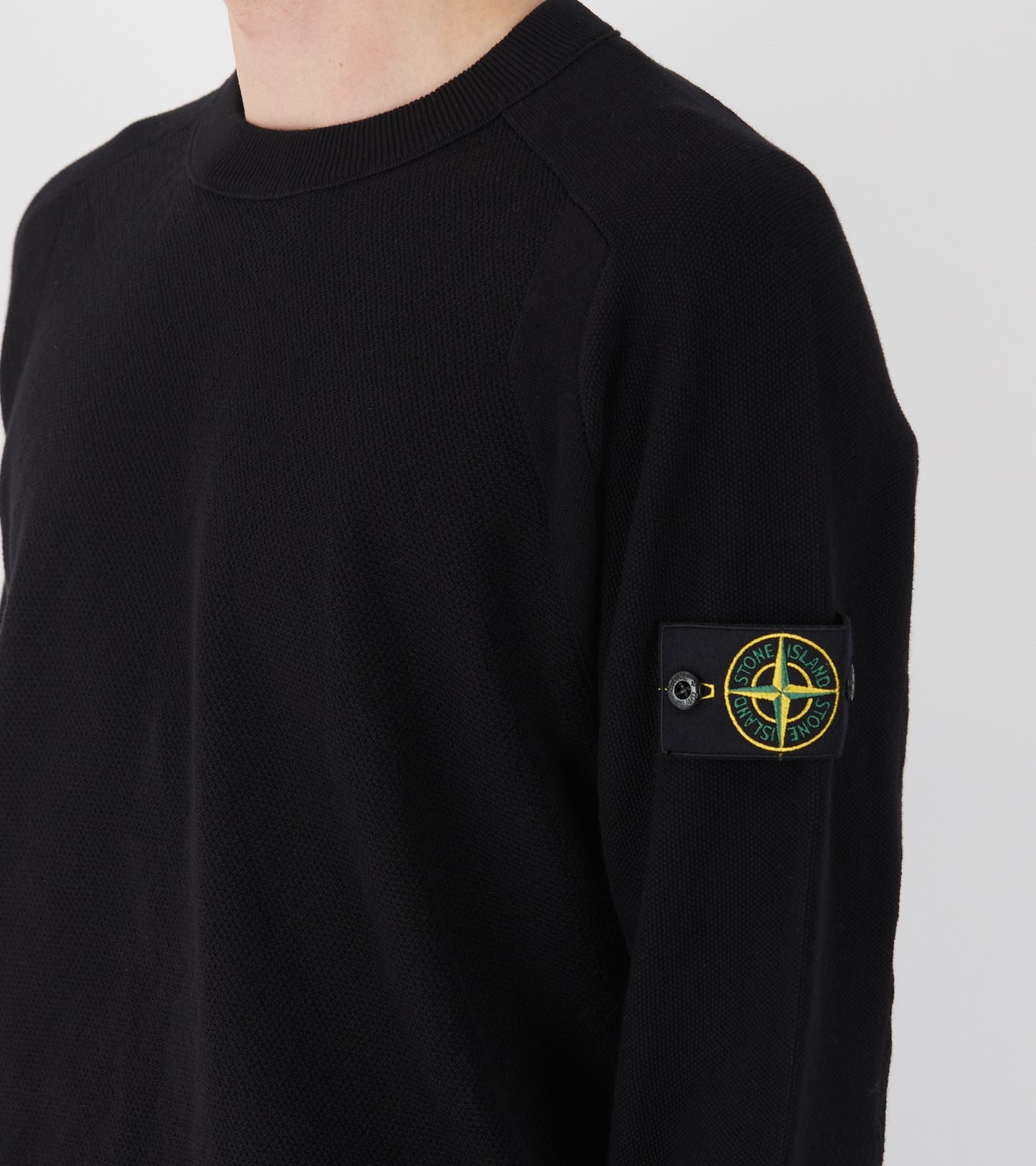 Cotton Texture Knit Black