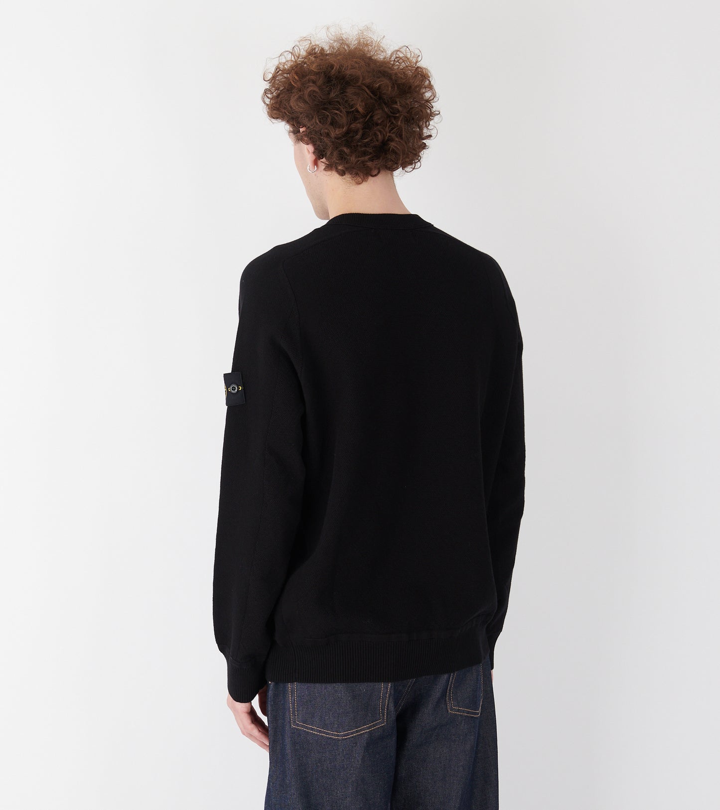Cotton Texture Knit Black