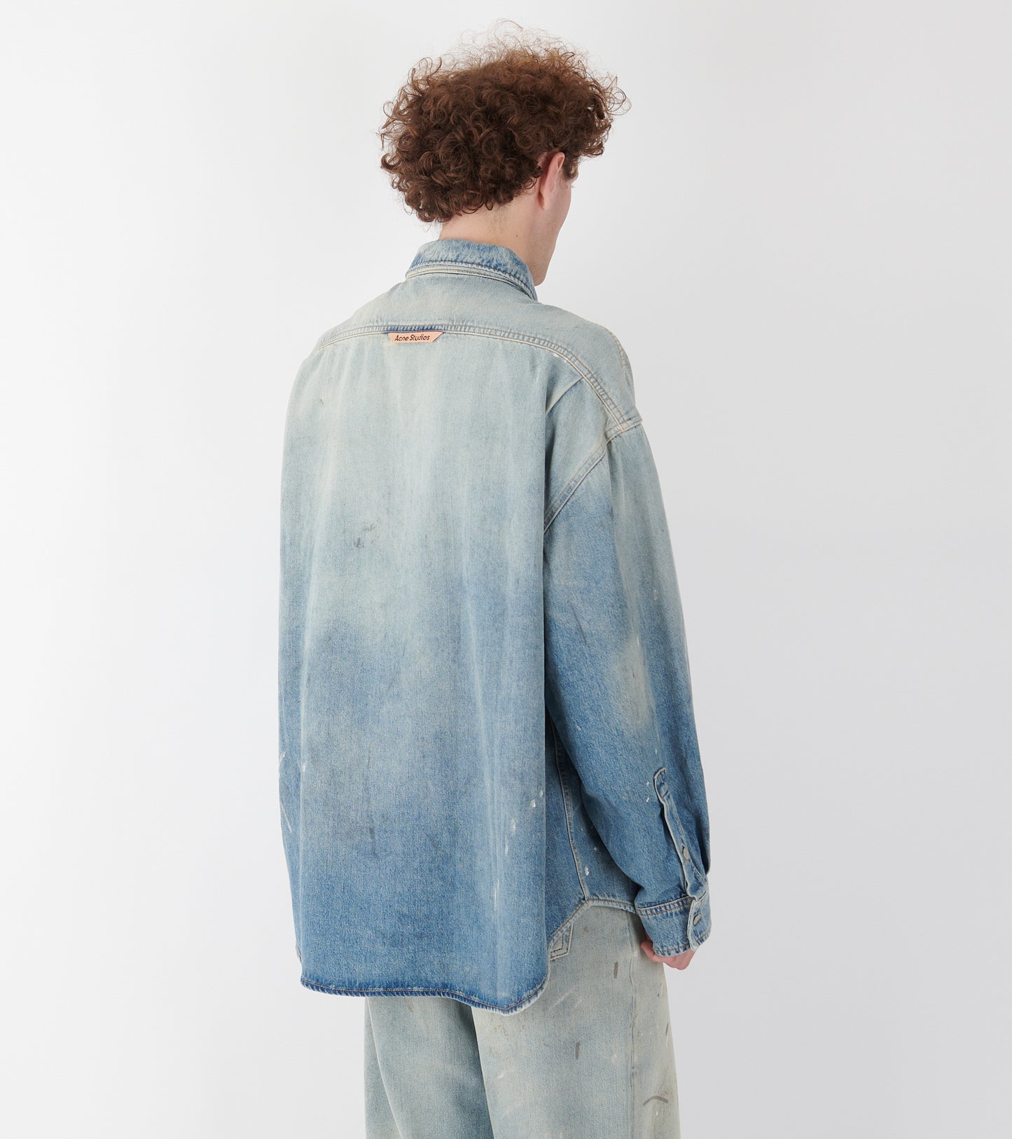 Denim Button Up Shirt Light Blue