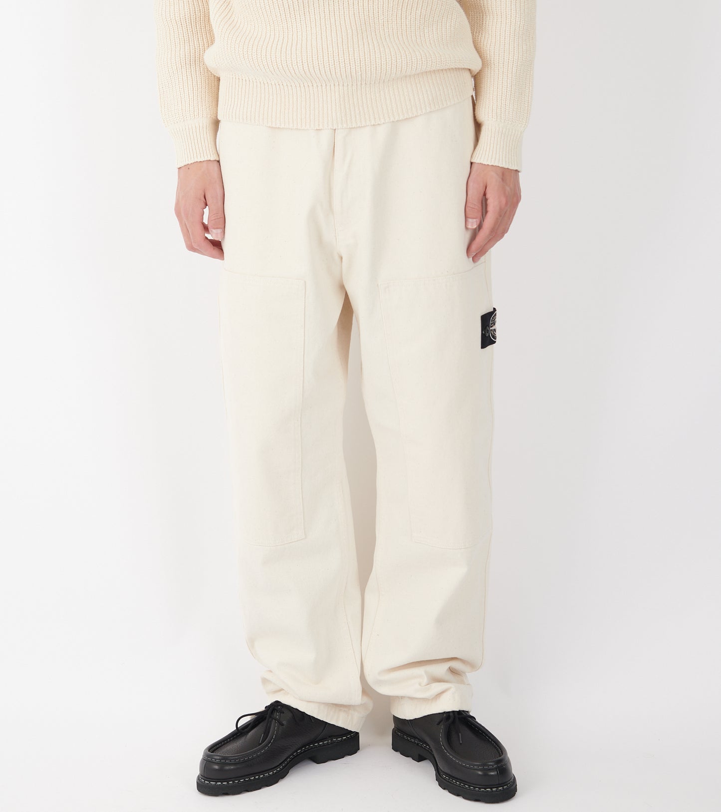 Heavy Cotton Pants Ivory