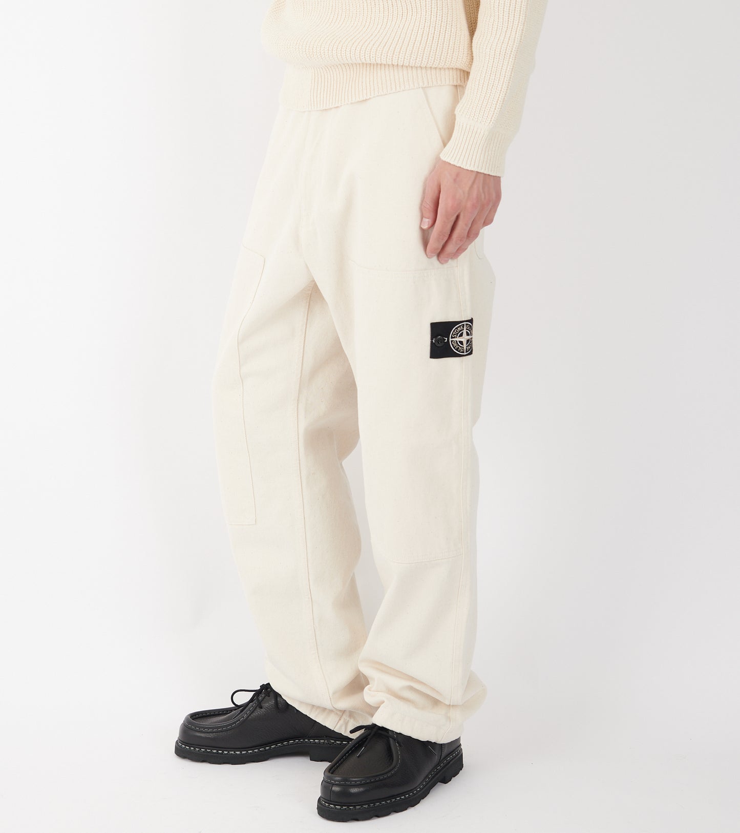 Heavy Cotton Pants Ivory