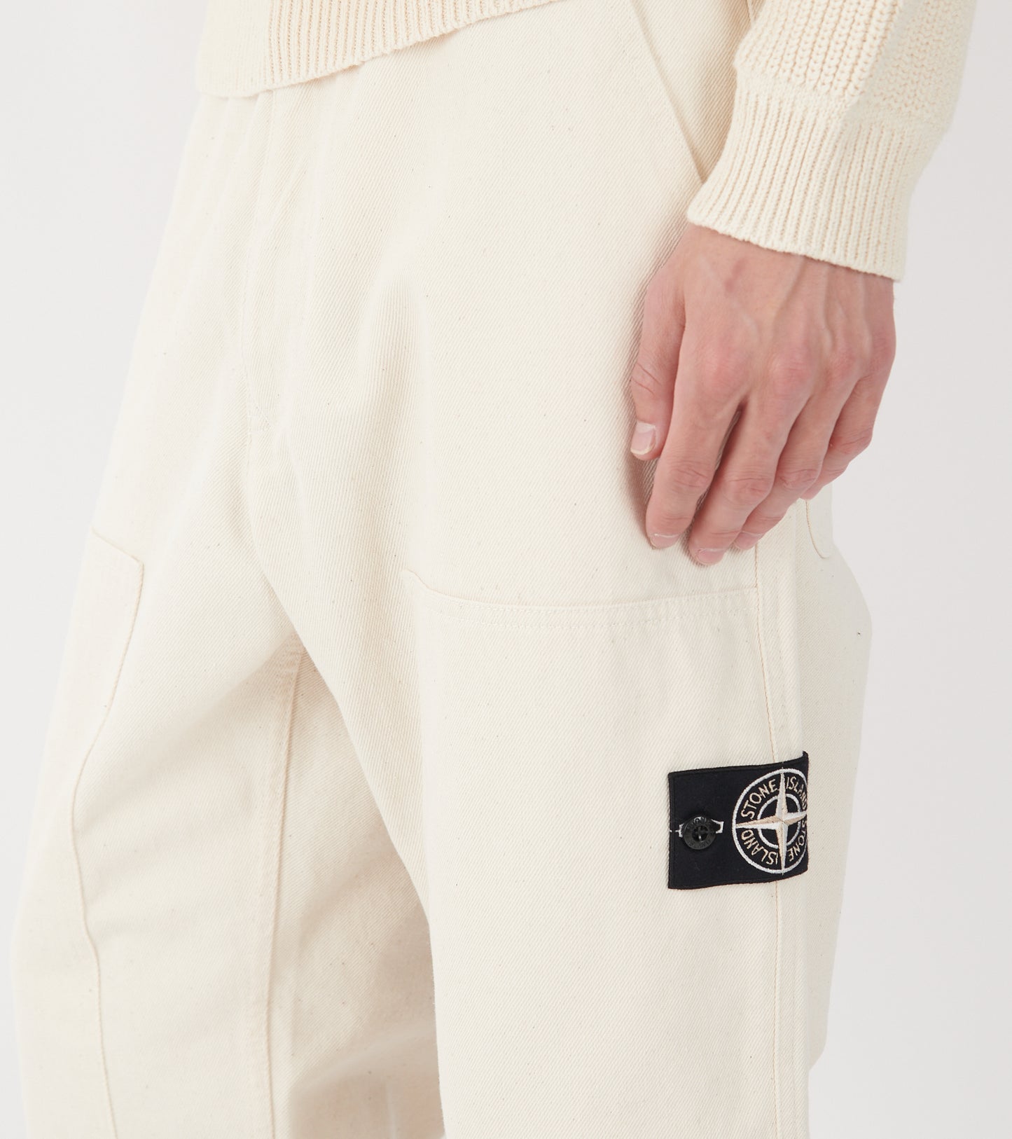 Heavy Cotton Pants Ivory