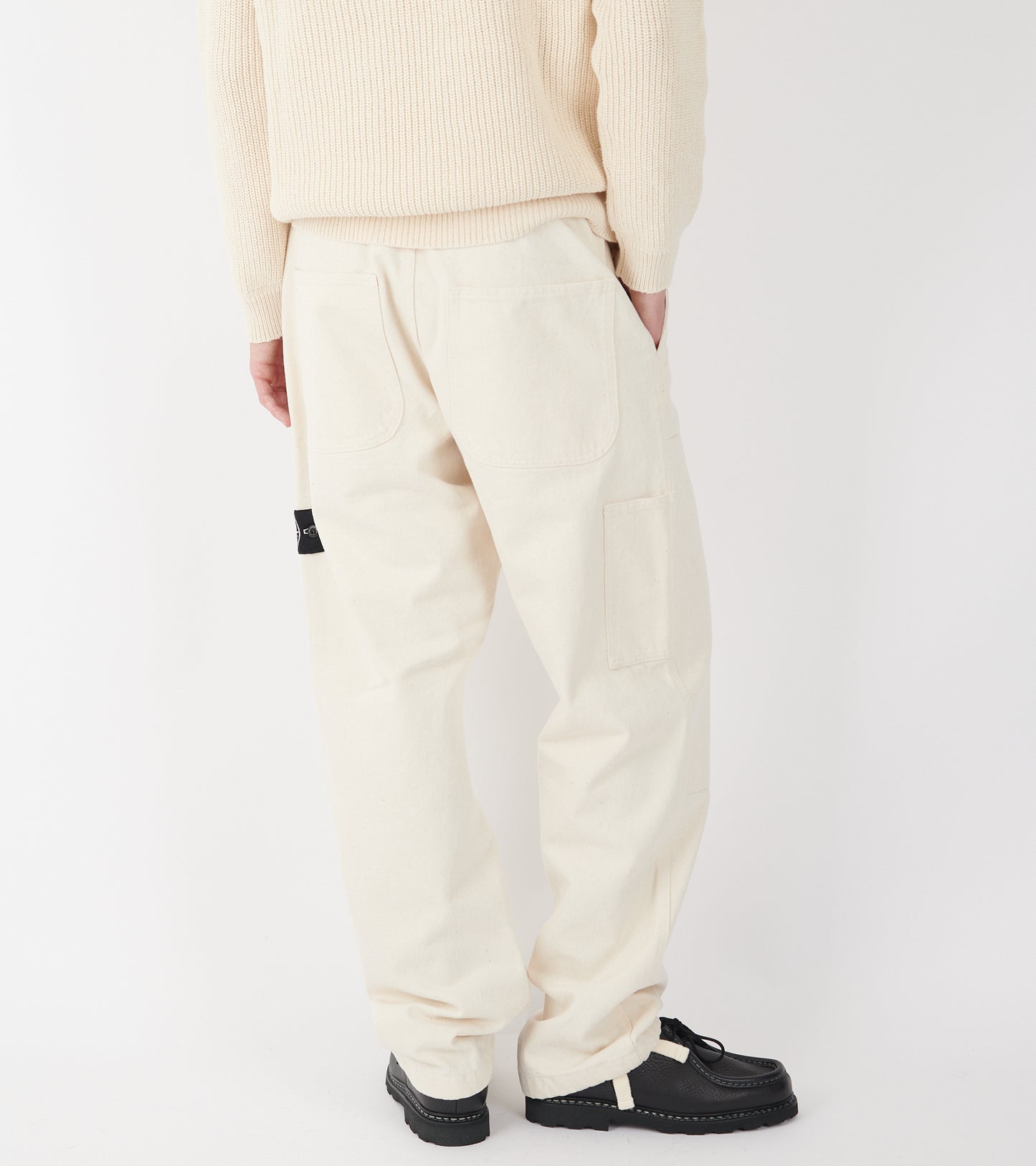 Heavy Cotton Pants Ivory