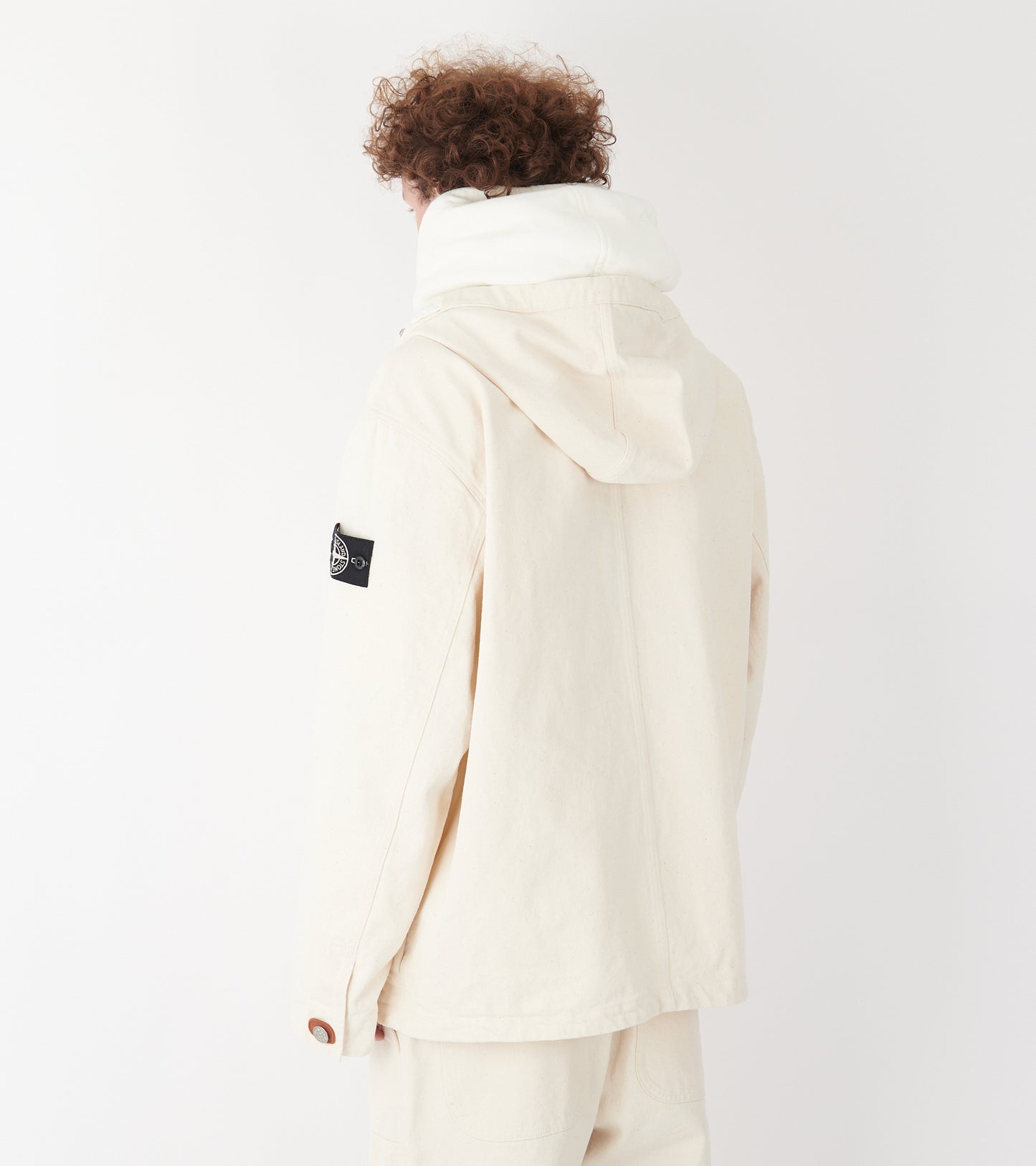 Natural Cotton Gabardine SI Raw Beauty Jacket Ivory