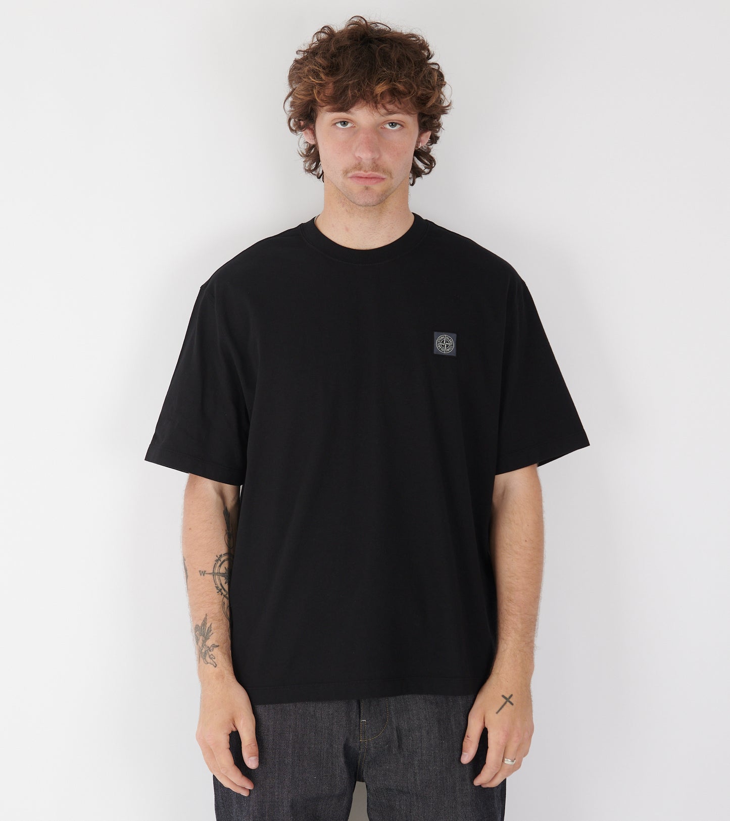 Boxy Logo T-shirt Black