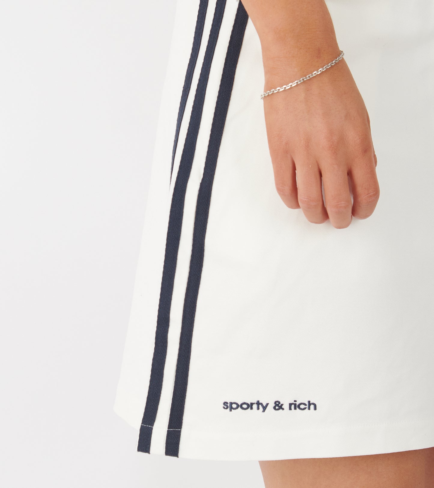 S&R Skort Core White/Night Navy