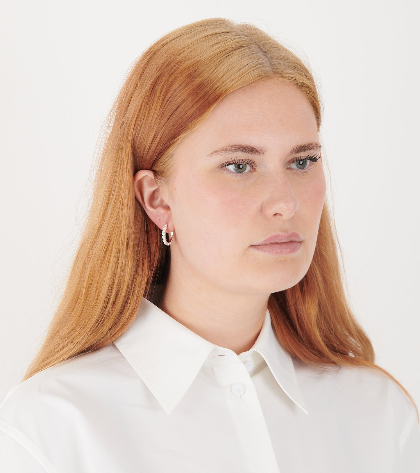 Ottilia Hoops Silver