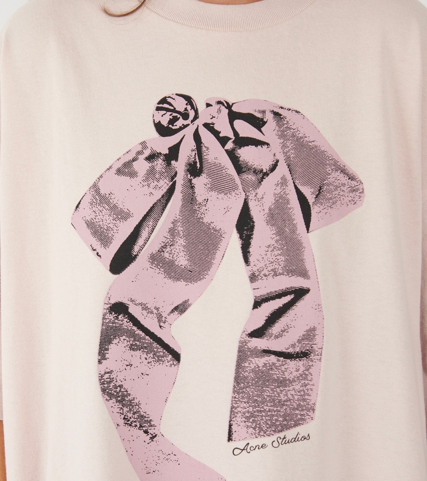 Bow T-shirt Violet Pink