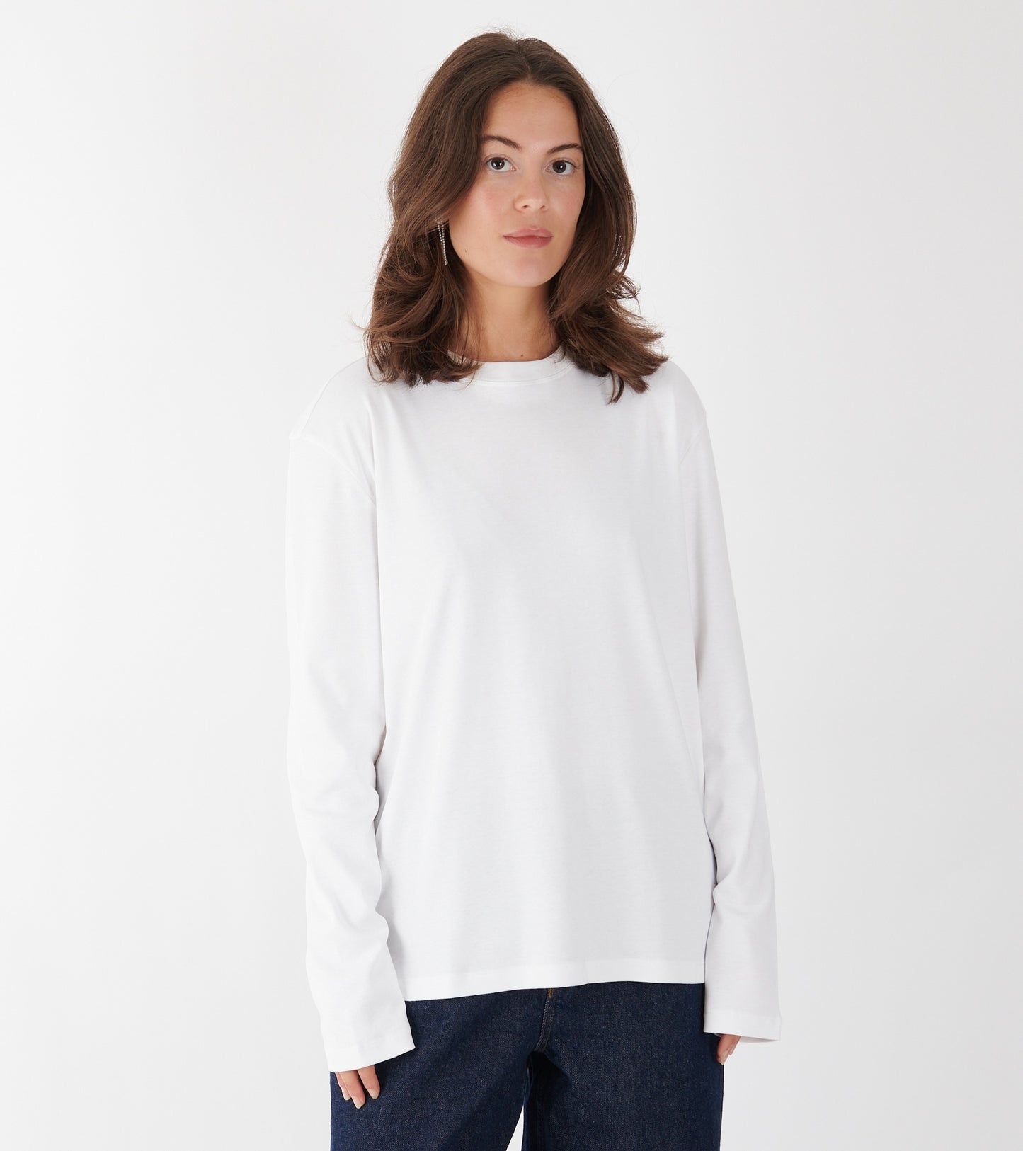 Maggie Longsleeve White