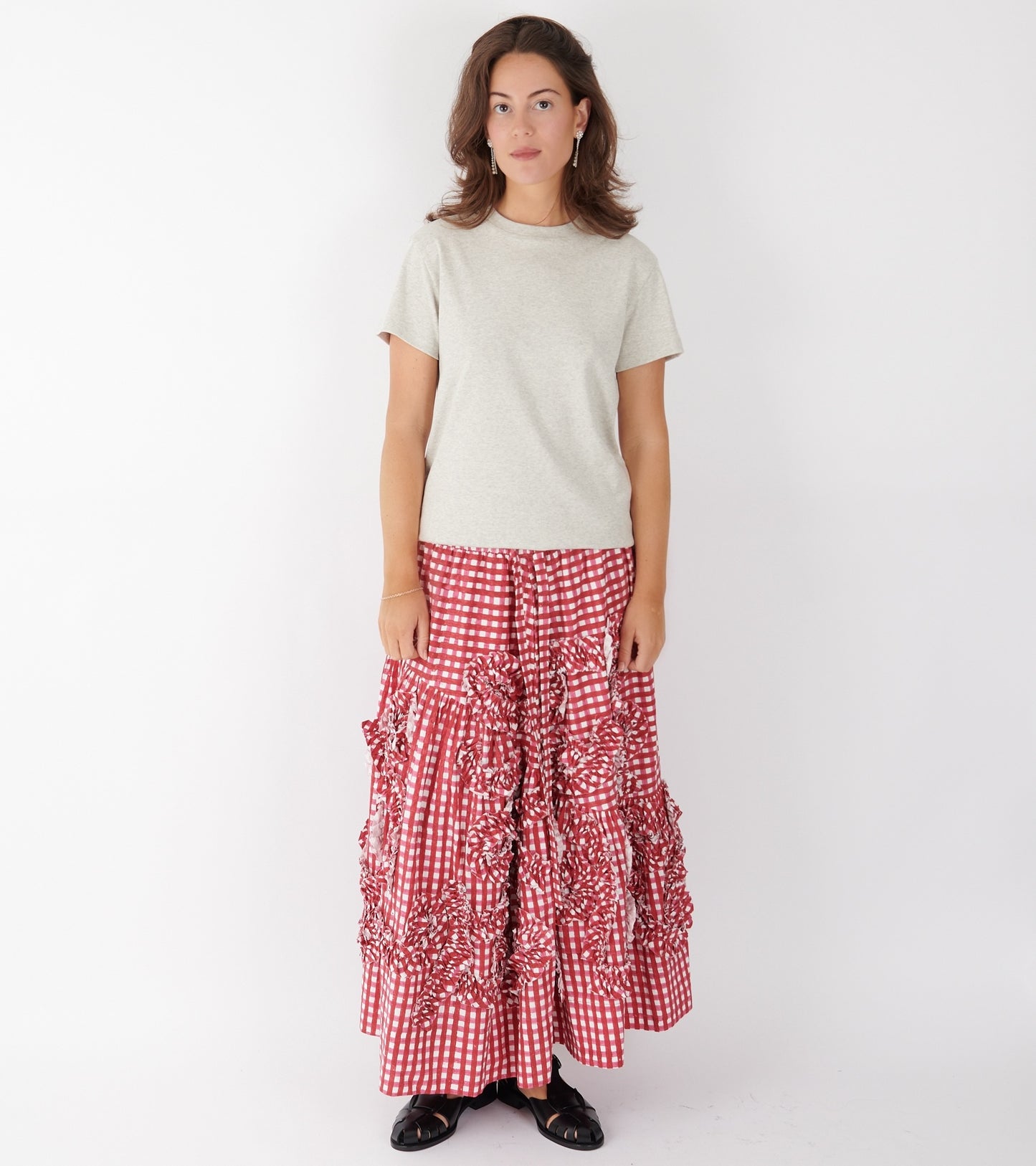Orbit Skirt Red Fossil