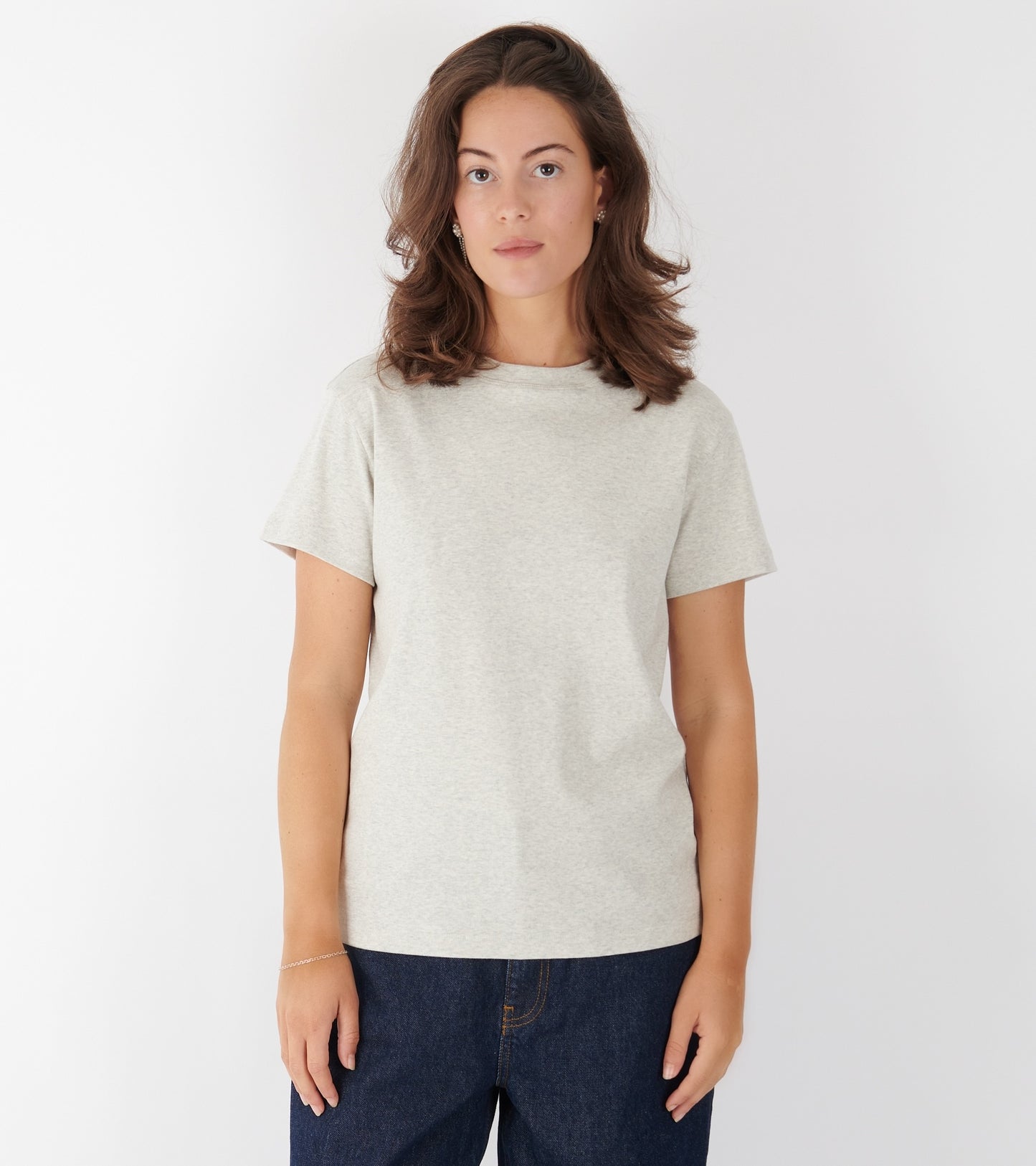 Monica Tee Heather Grey