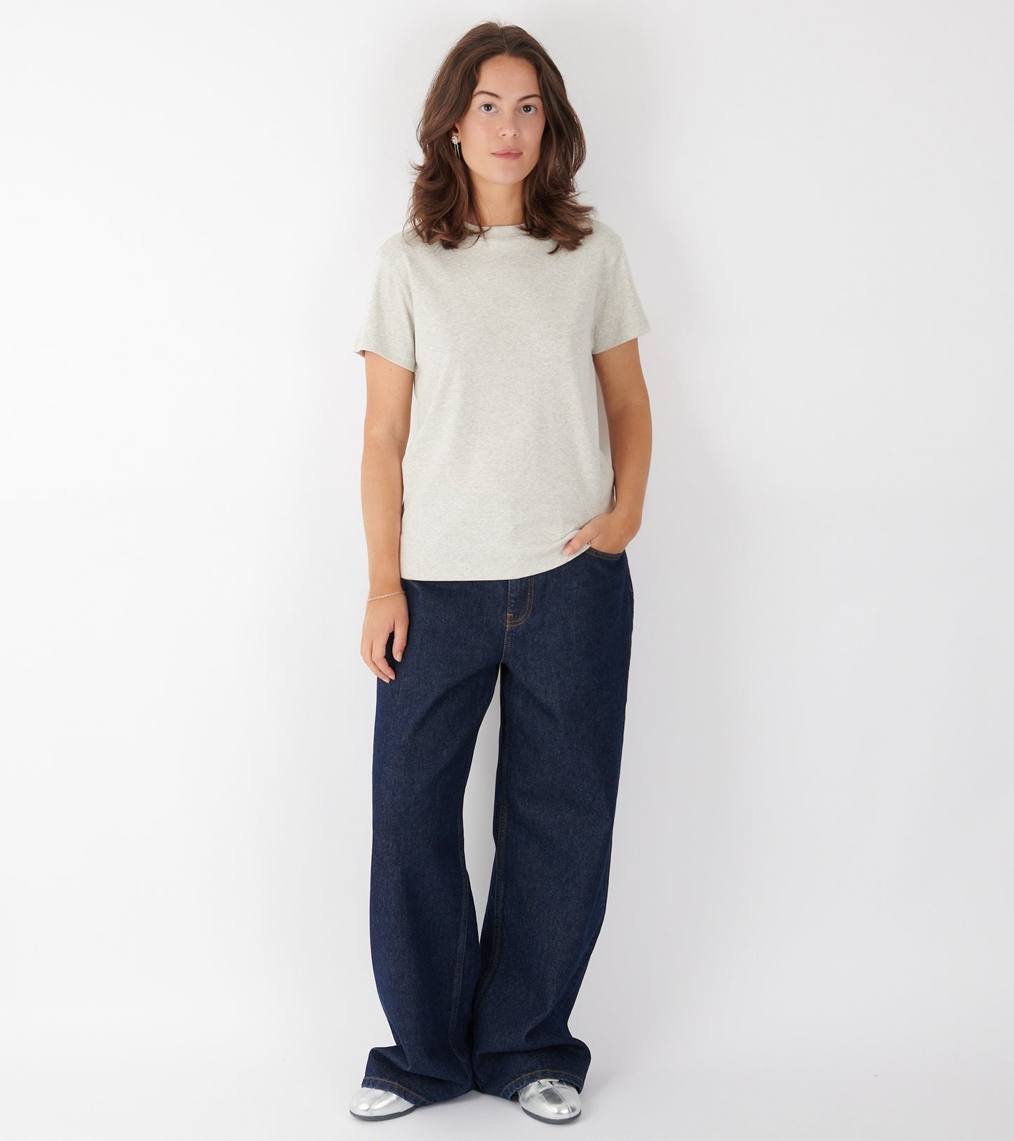 Monica Tee Heather Grey