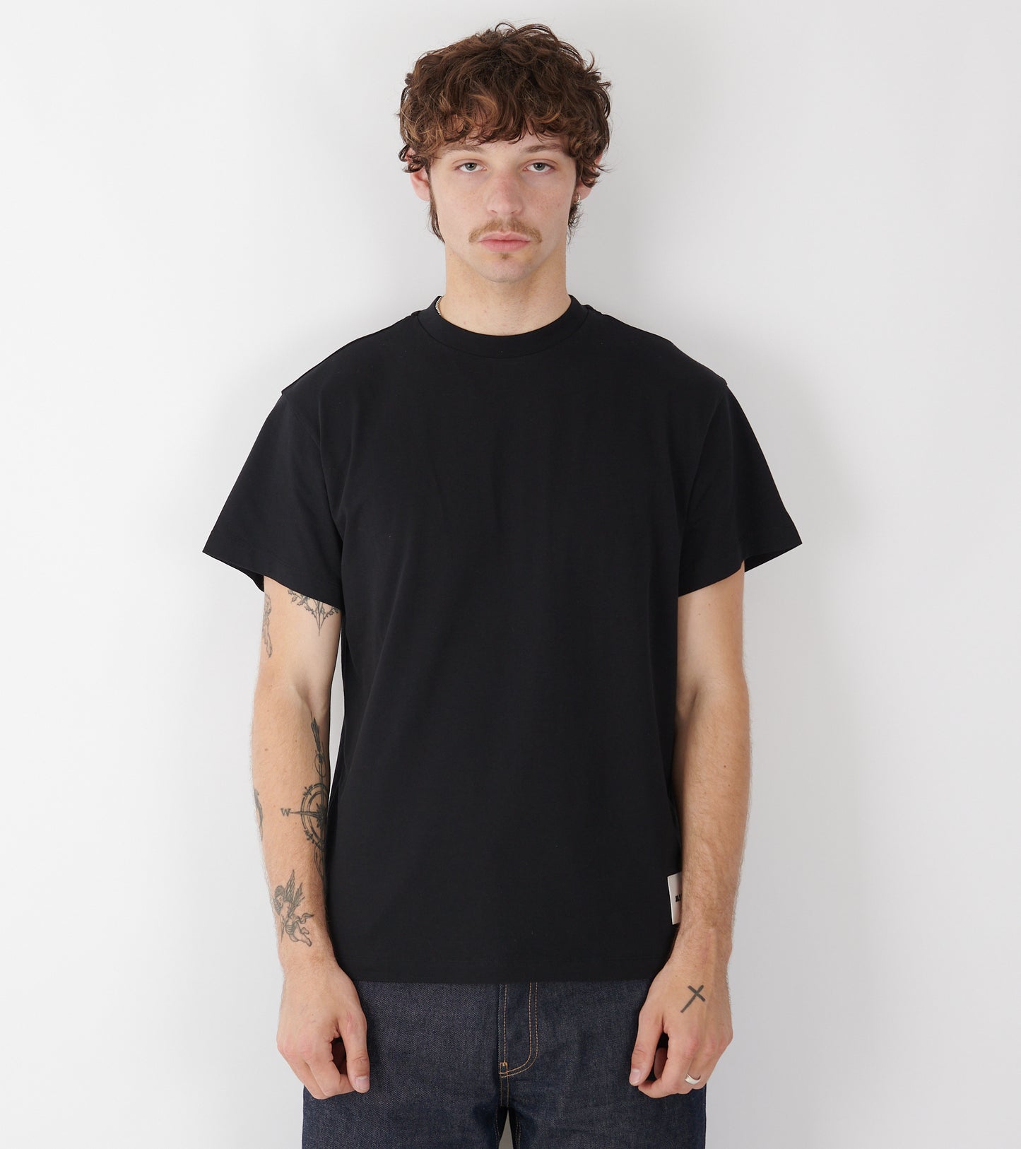 3-Pack Short-Sleeved T-shirt Black