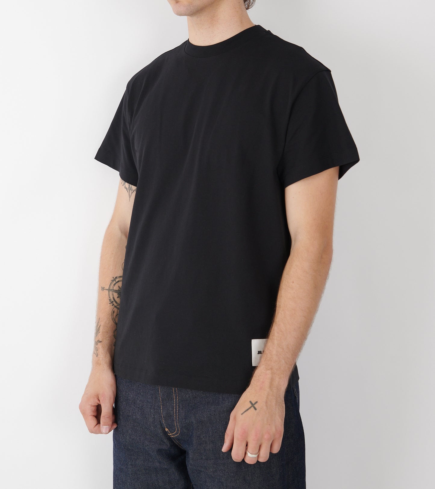 3-Pack Short-Sleeved T-shirt Black