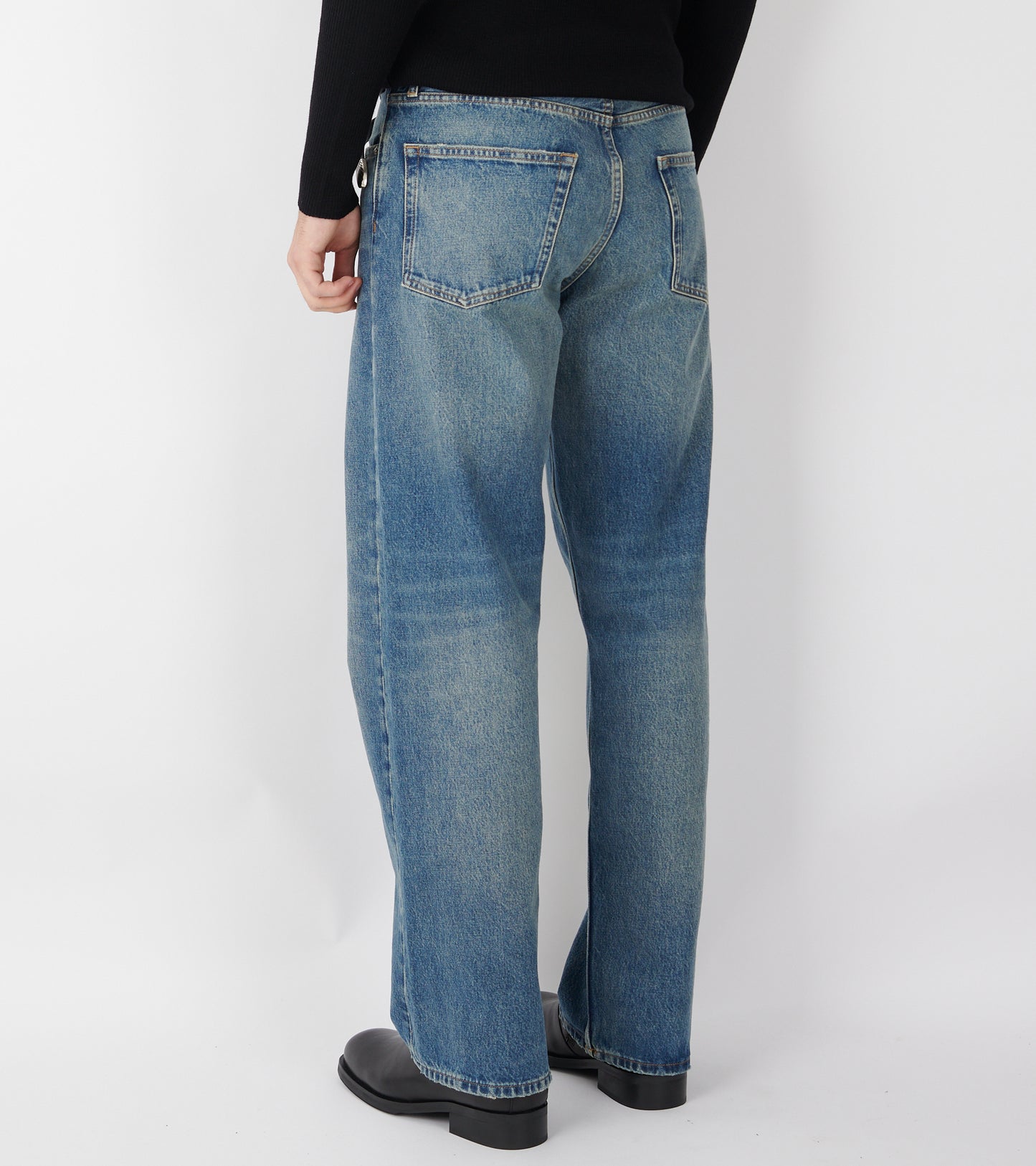 Loose Jeans Dark Blue Vintage