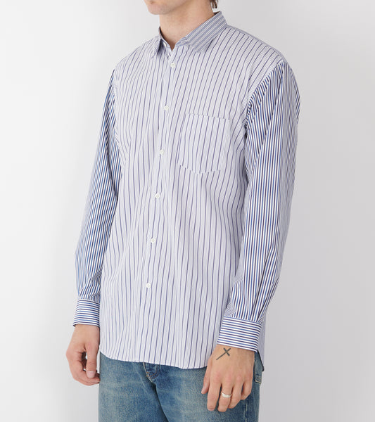 Striped Shirt White/Blue Mix