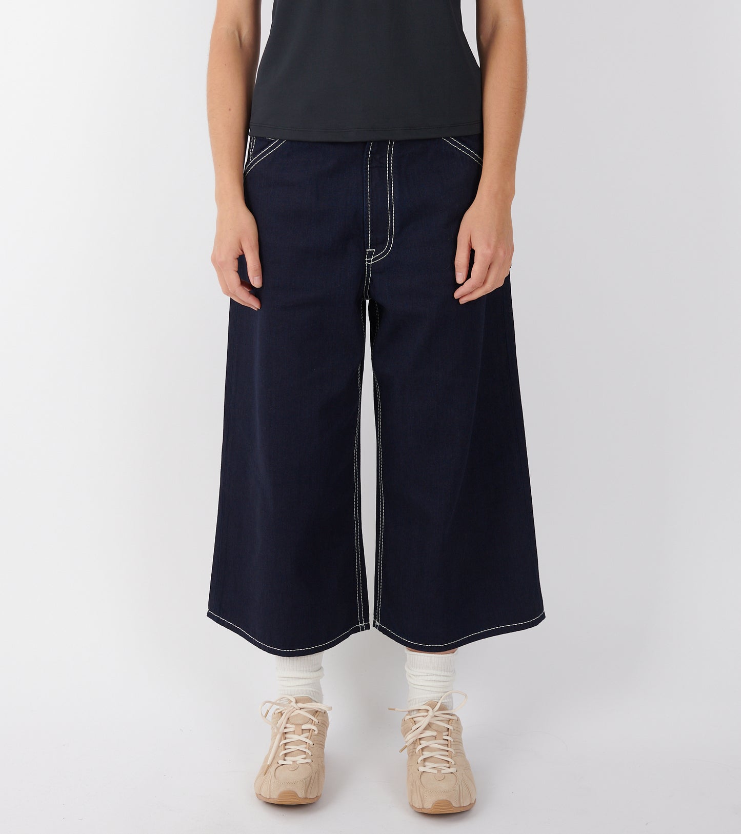 Indigo Denim Trousers Indigo Blue