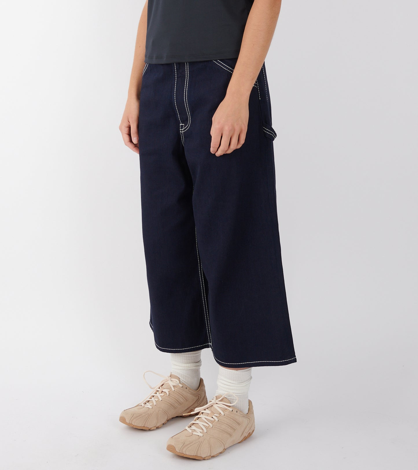 Indigo Denim Trousers Indigo Blue