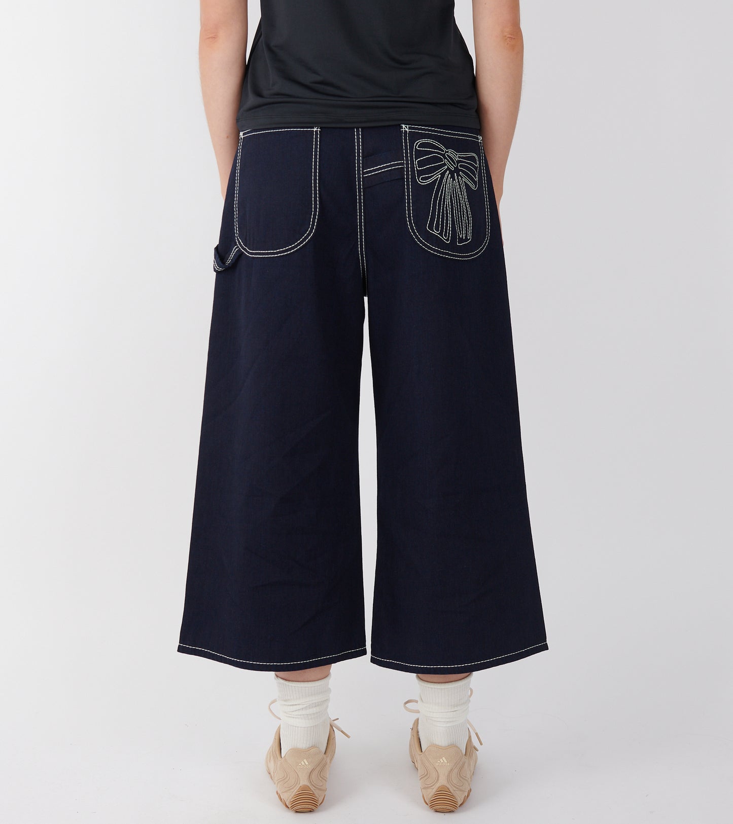 Indigo Denim Trousers Indigo Blue