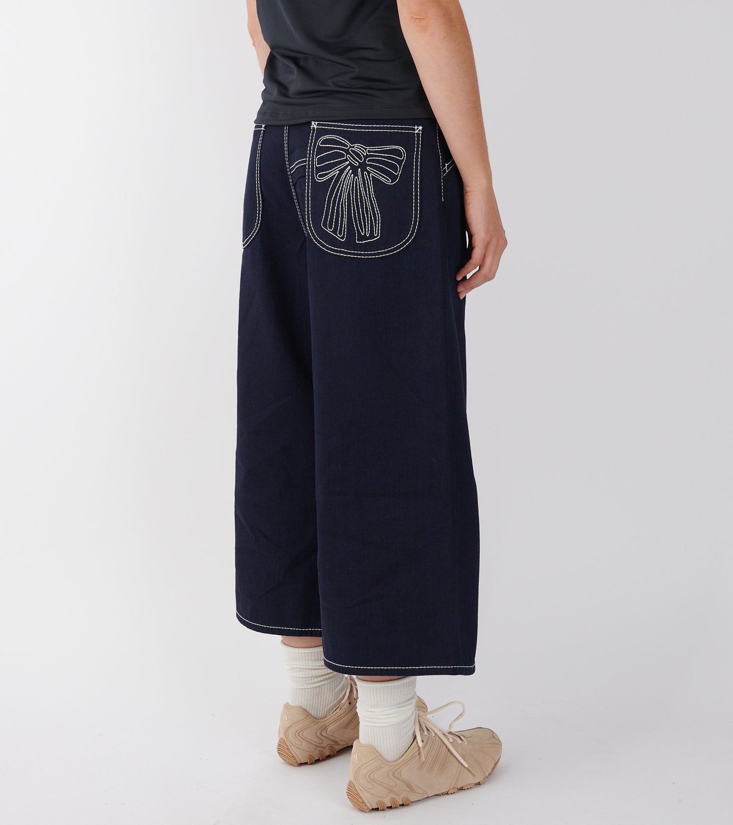 Indigo Denim Trousers Indigo Blue
