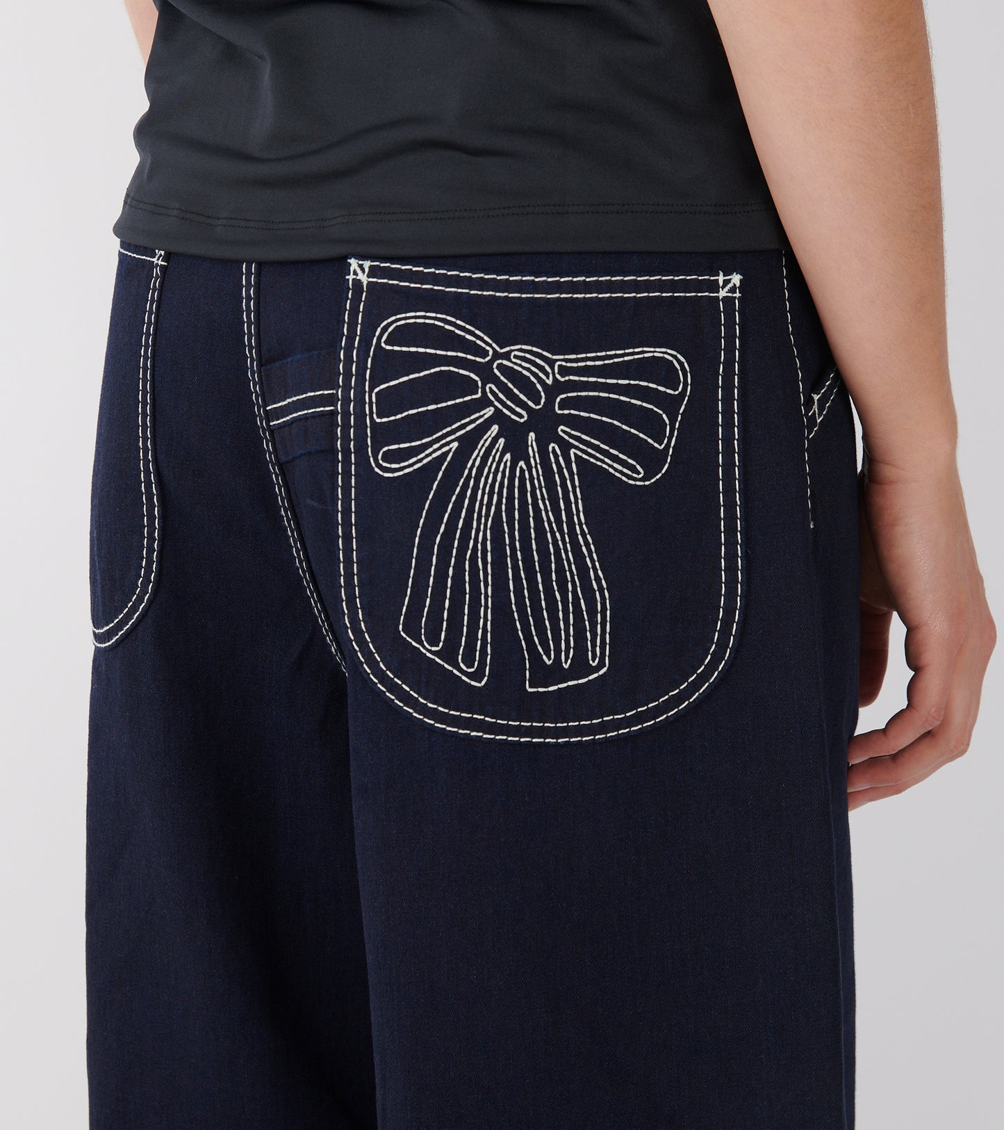 Indigo Denim Trousers Indigo Blue