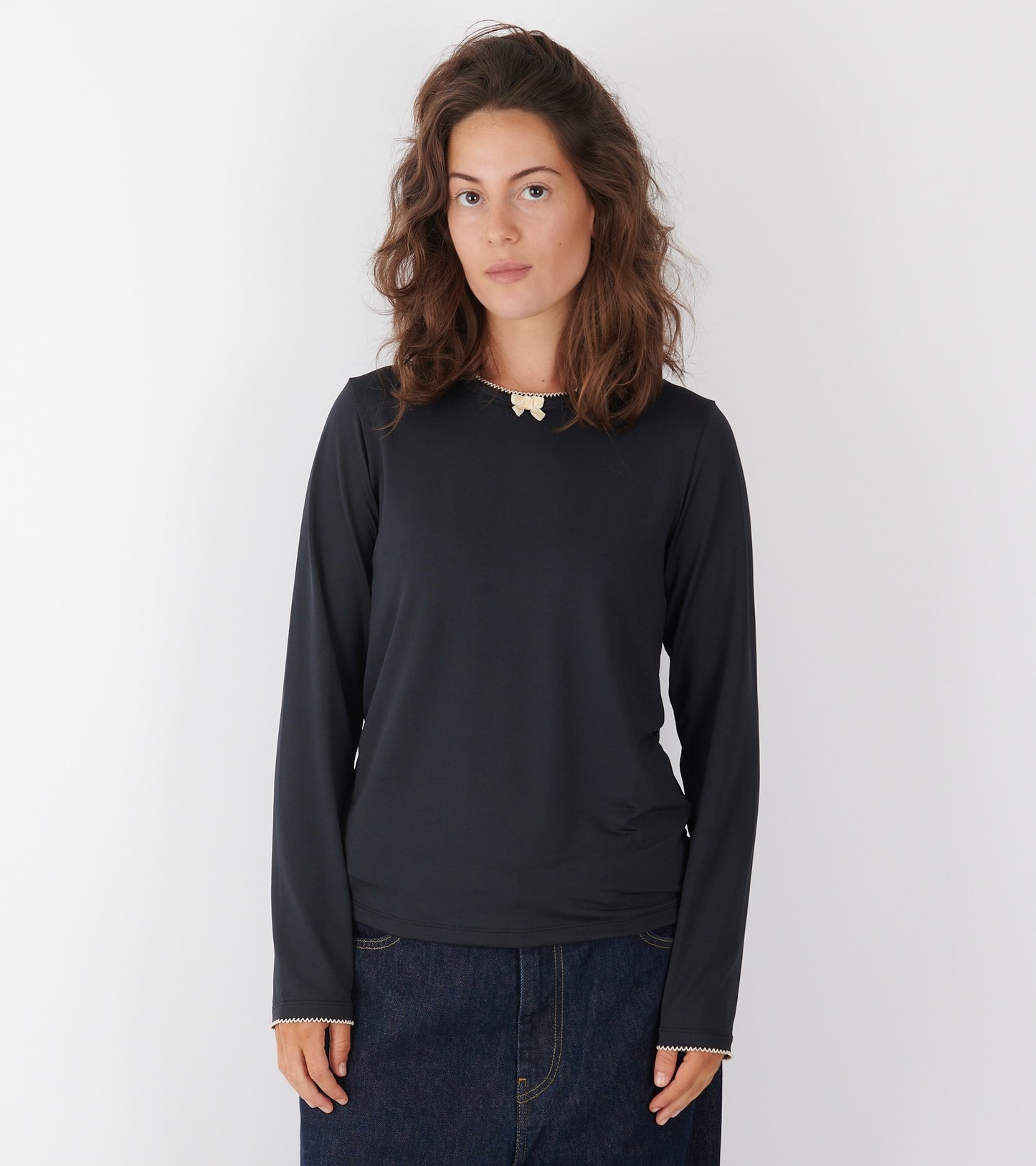 Caro Jersey Long Sleeve Black