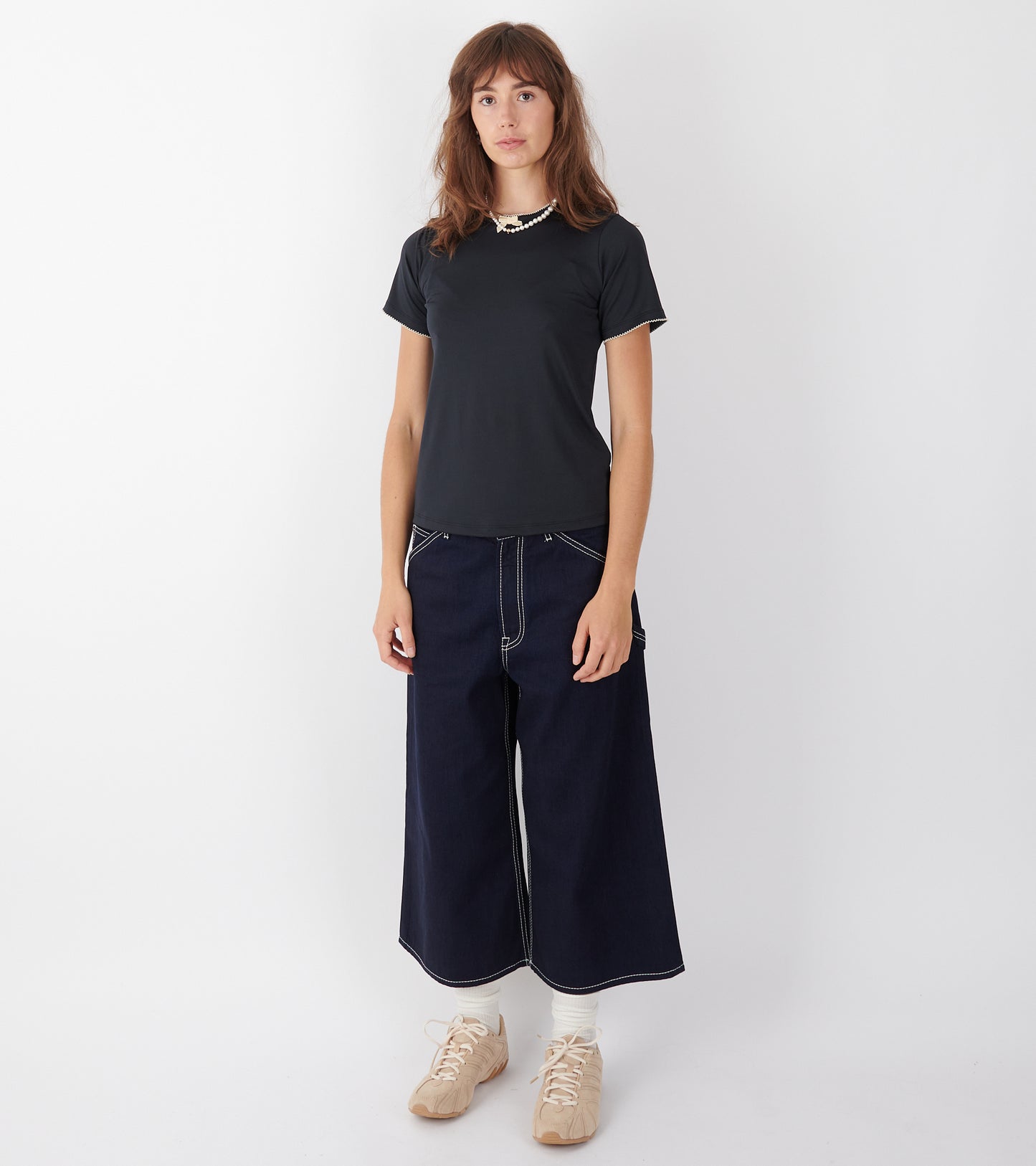 Caro Jersey T-shirt Black
