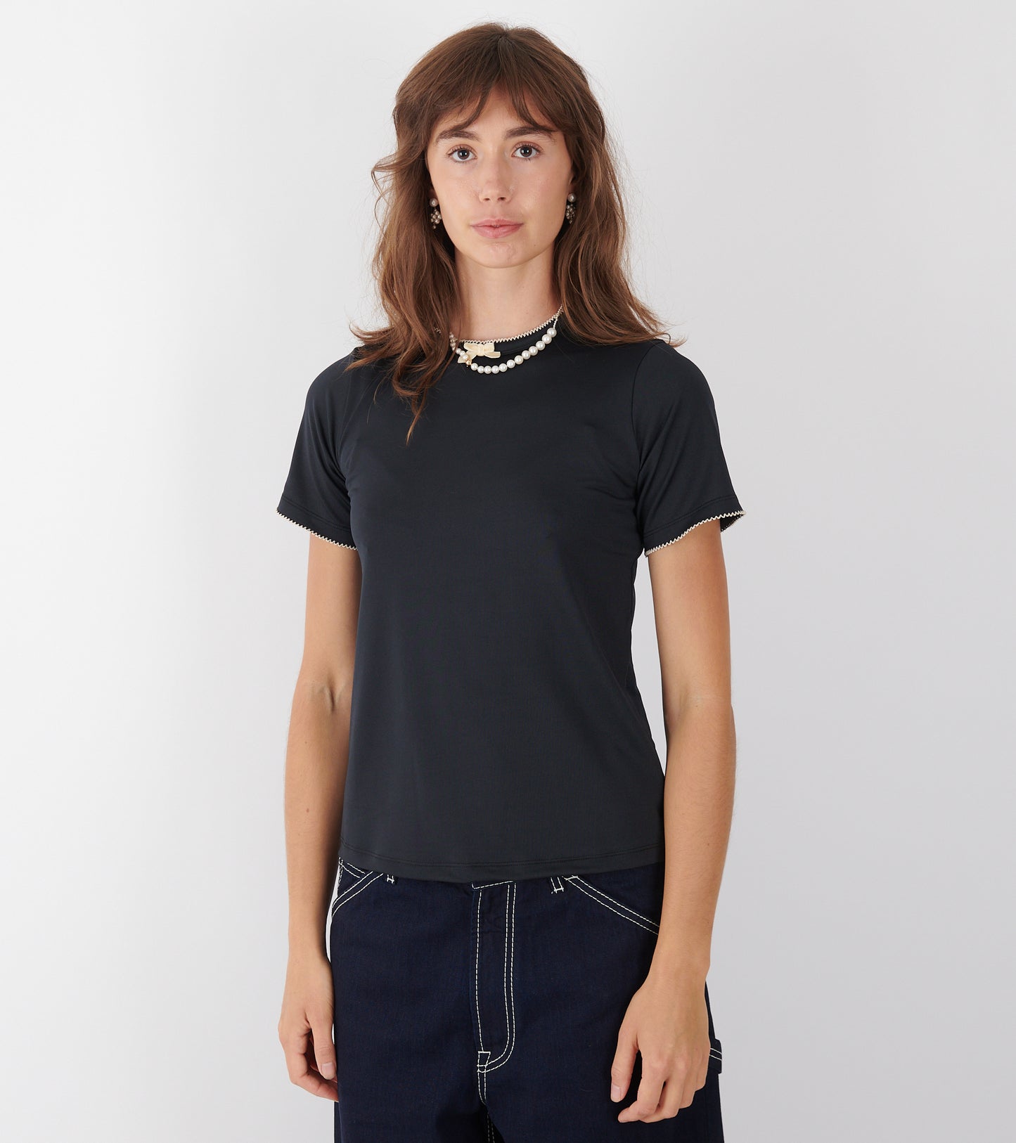 Caro Jersey T-shirt Black