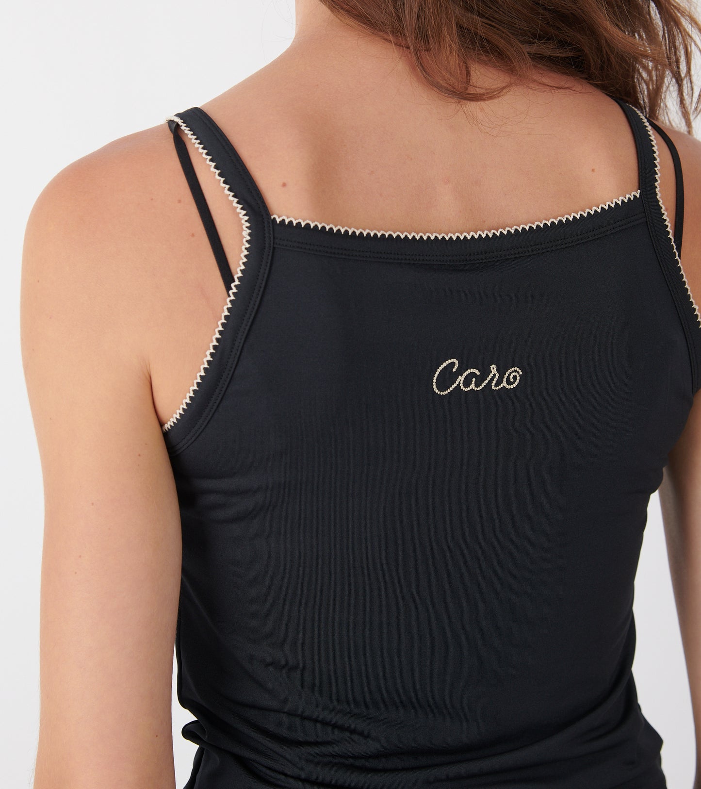 Caro Jersey Tank Black
