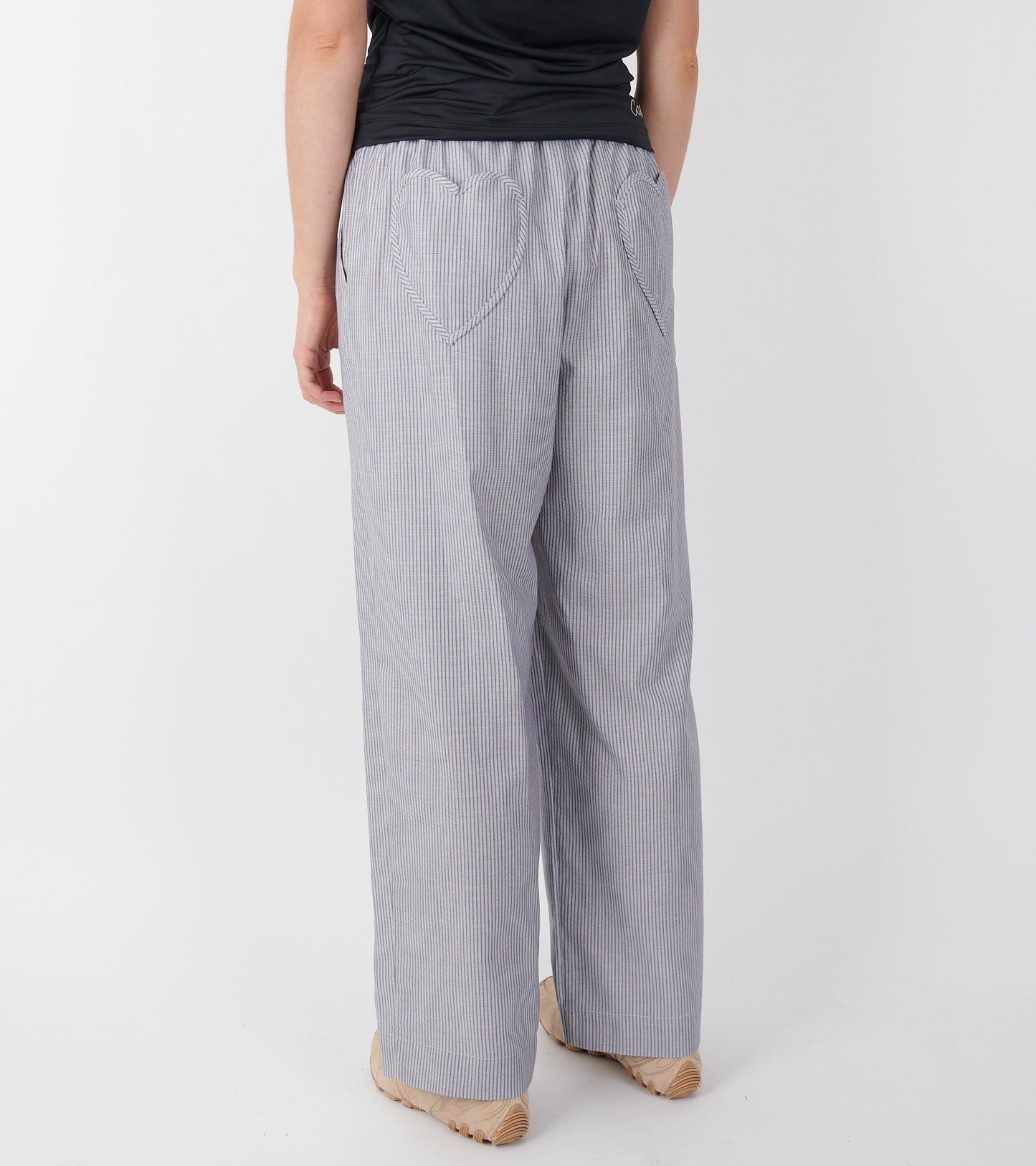 Hannah Love Pants Grey/White