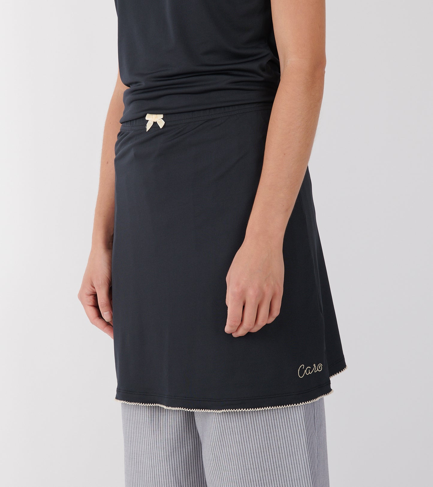 Caro Jersey Skirt Black