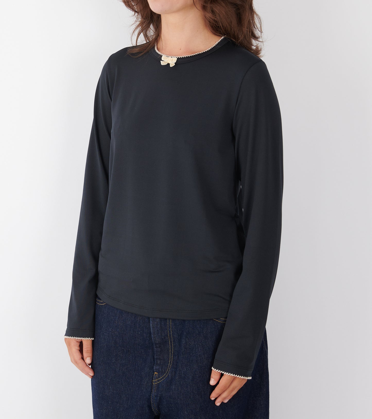 Caro Jersey Long Sleeve Black