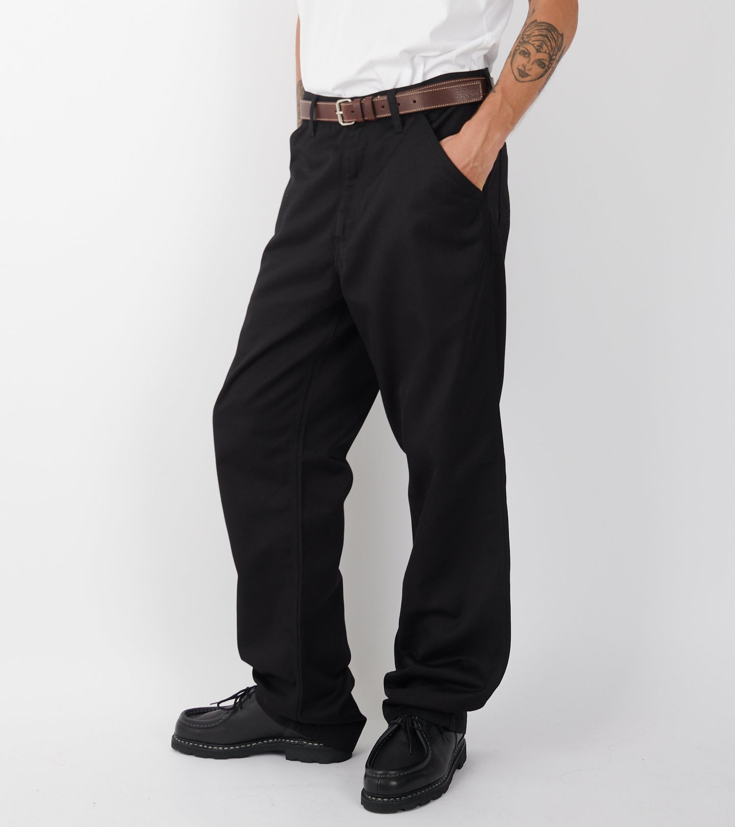 Simple Pant Black Rinsed