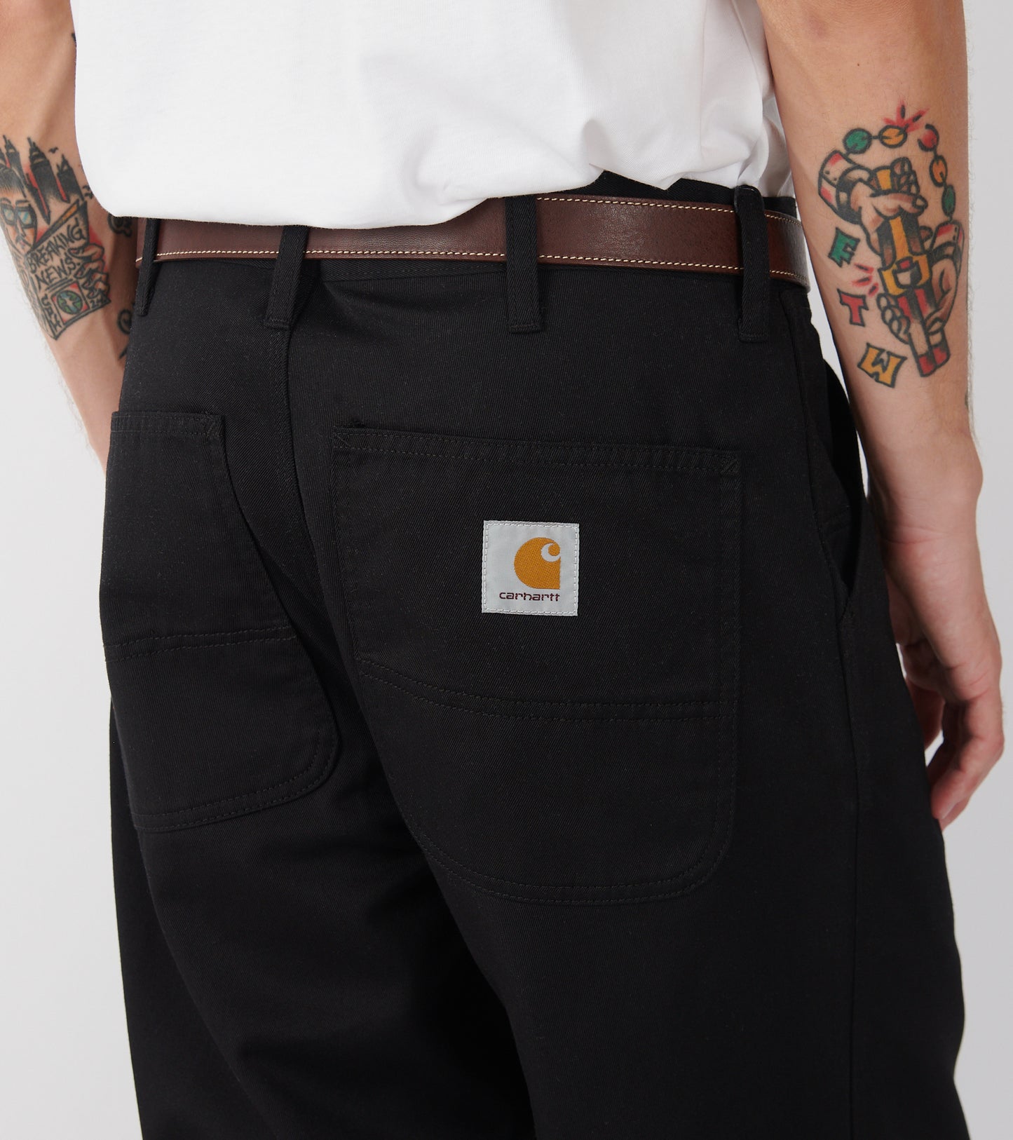 Simple Pant Black Rinsed
