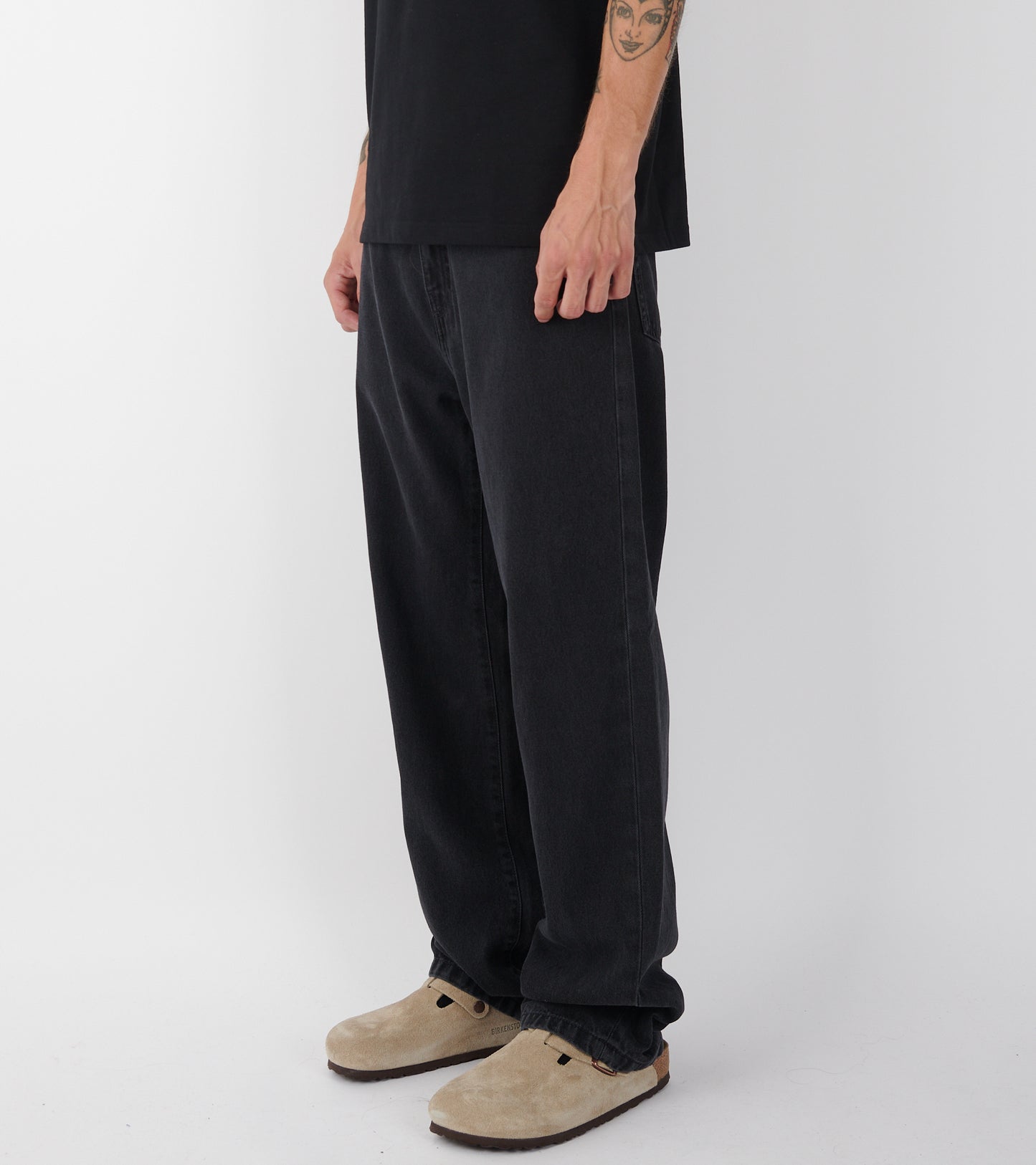 Landon Pant Black Stone Washed