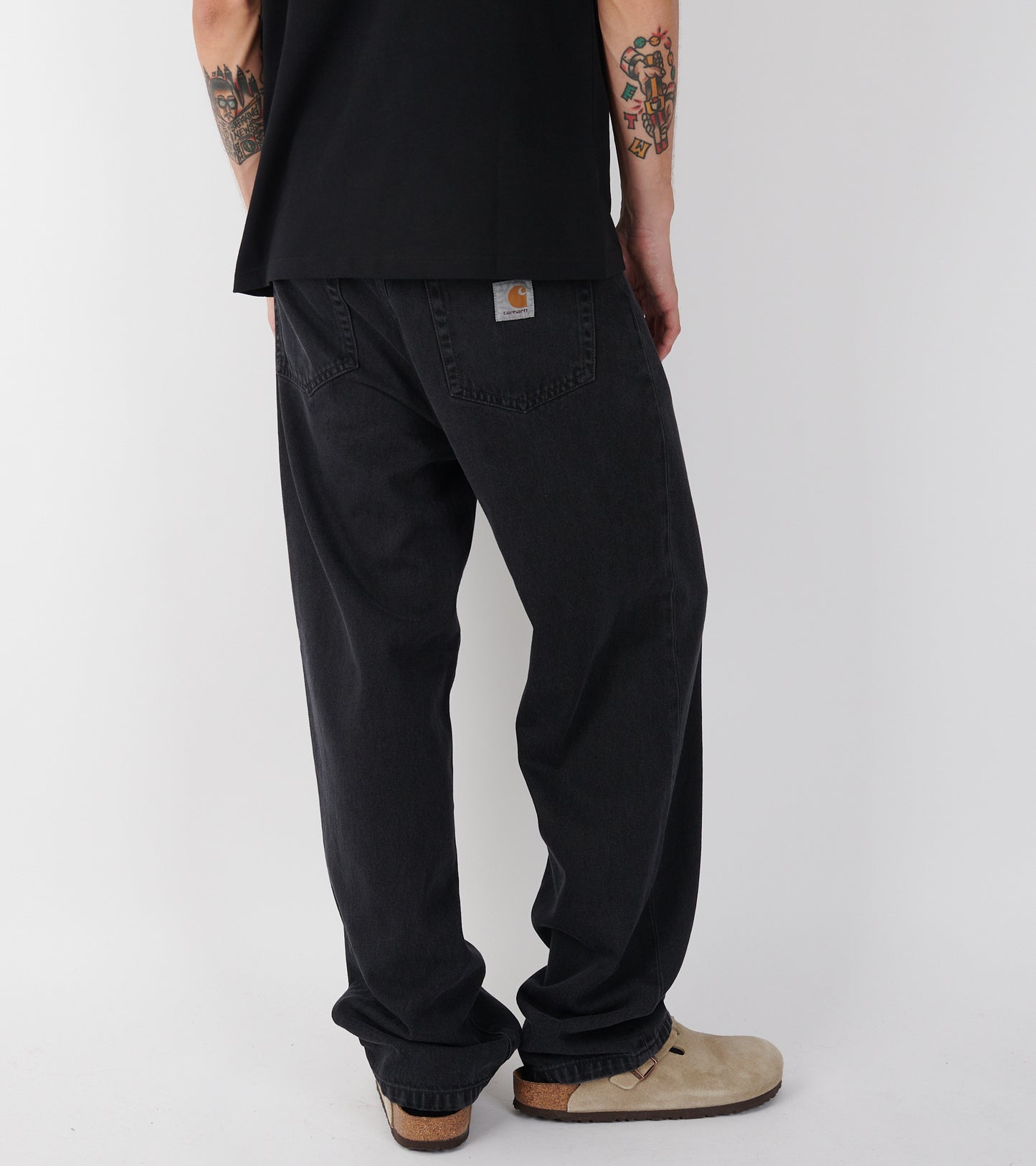 Landon Pant Black Stone Washed