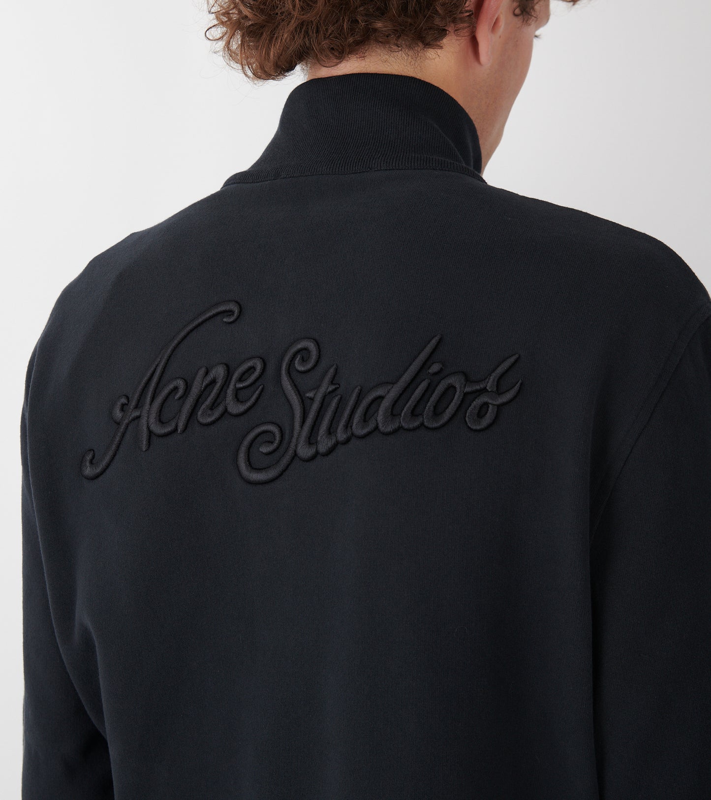 Zip-up Sweatshirt Faded Black