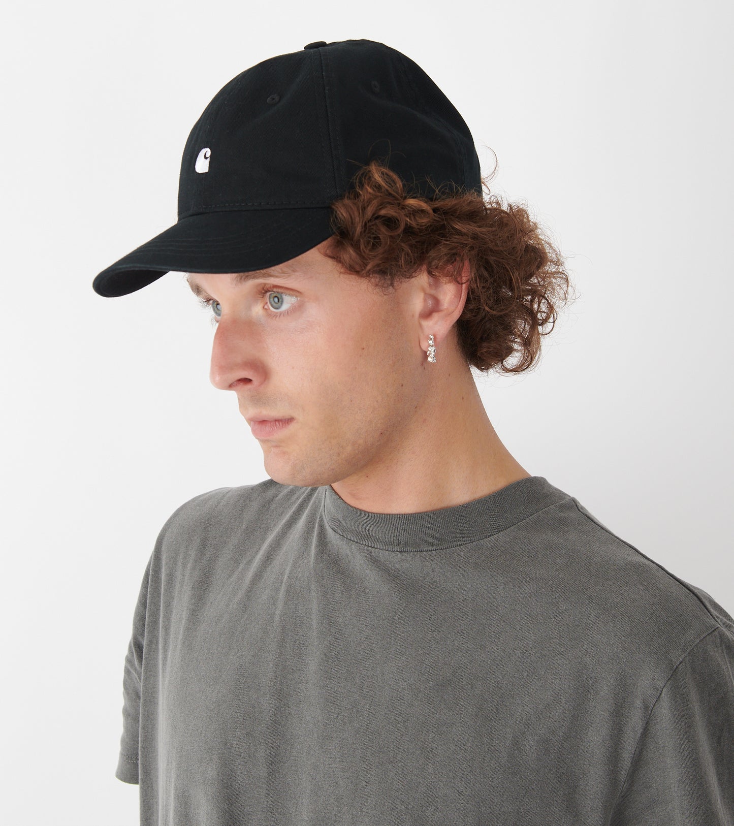 Madison Logo Cap Black/White