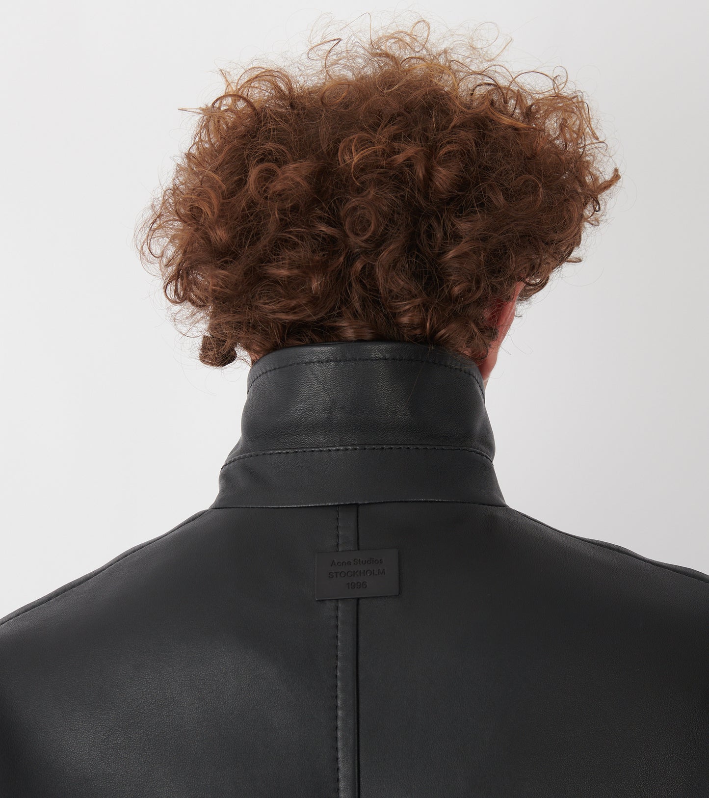 Belted Leather Jacket Black