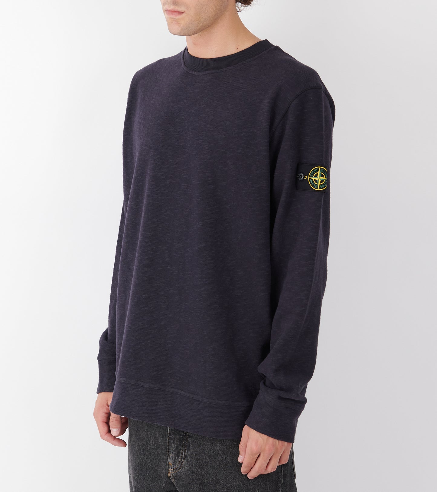 Heavy Woven Sweatshirt Ink Blue