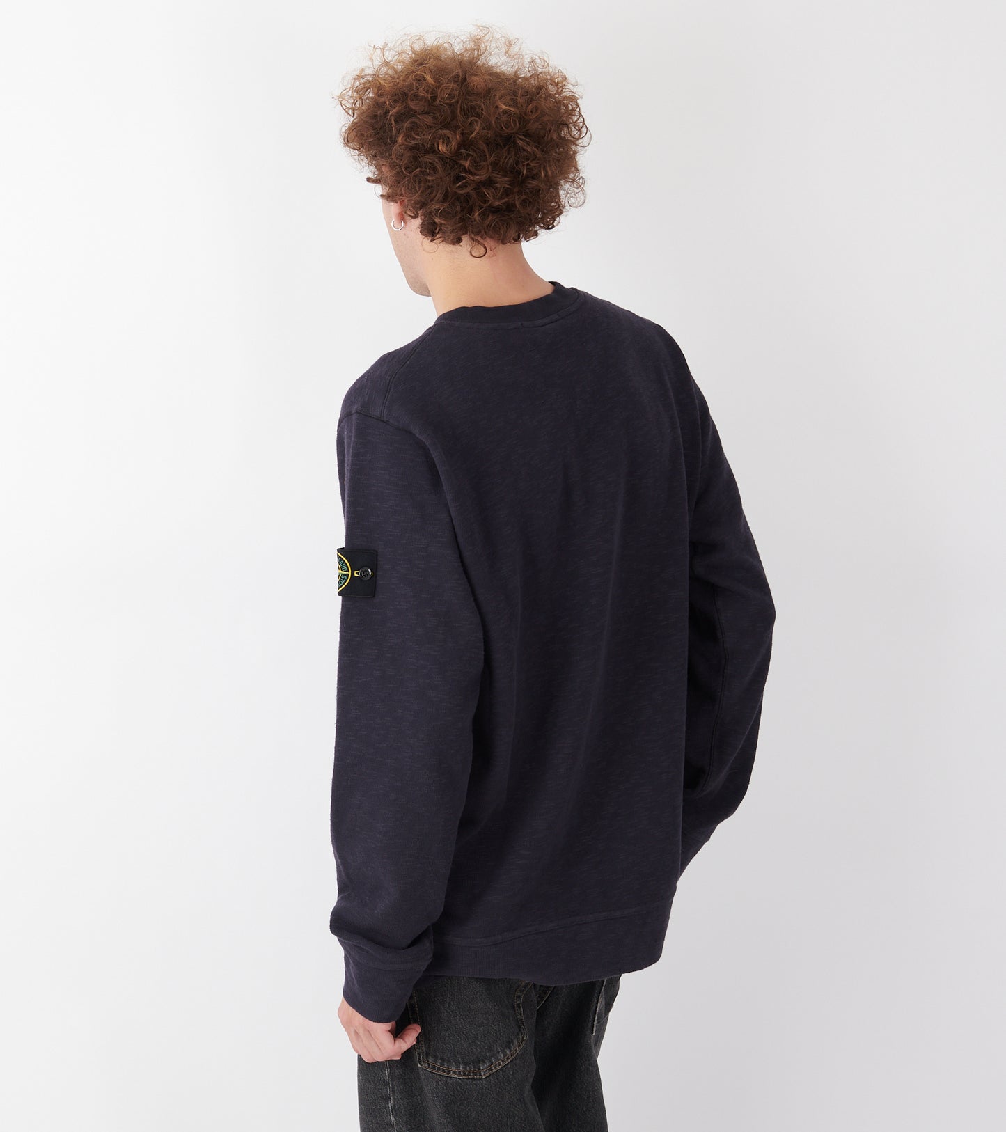 Heavy Woven Sweatshirt Ink Blue