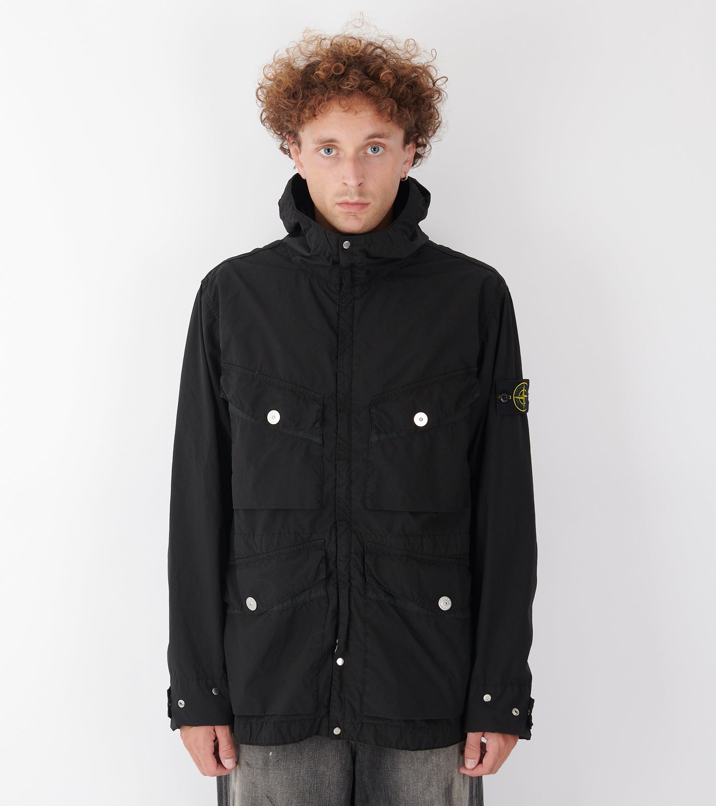 Light Compact Touch Poly-TC Jacket Black