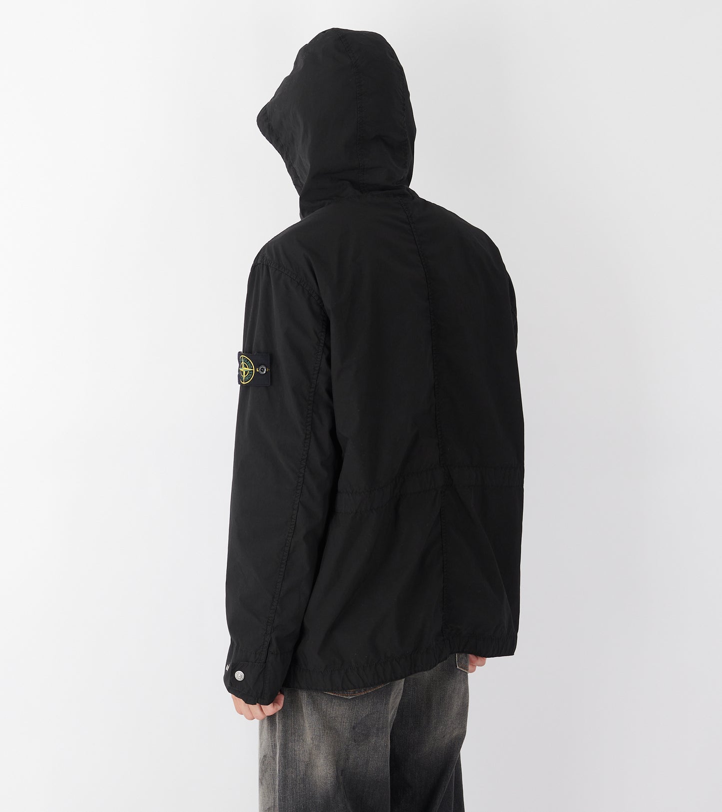 Light Compact Touch Poly-TC Jacket Black