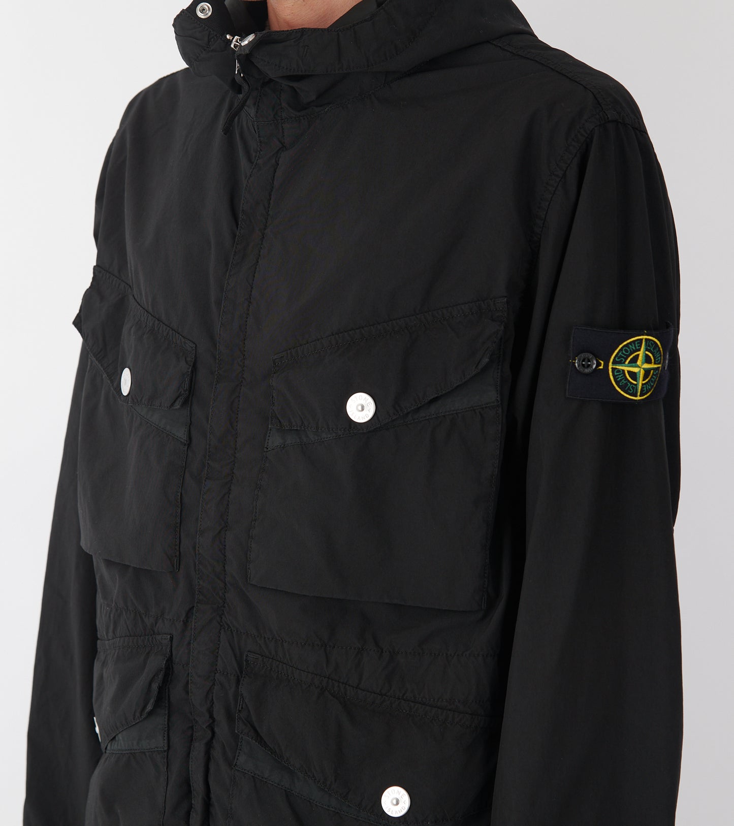 Light Compact Touch Poly-TC Jacket Black