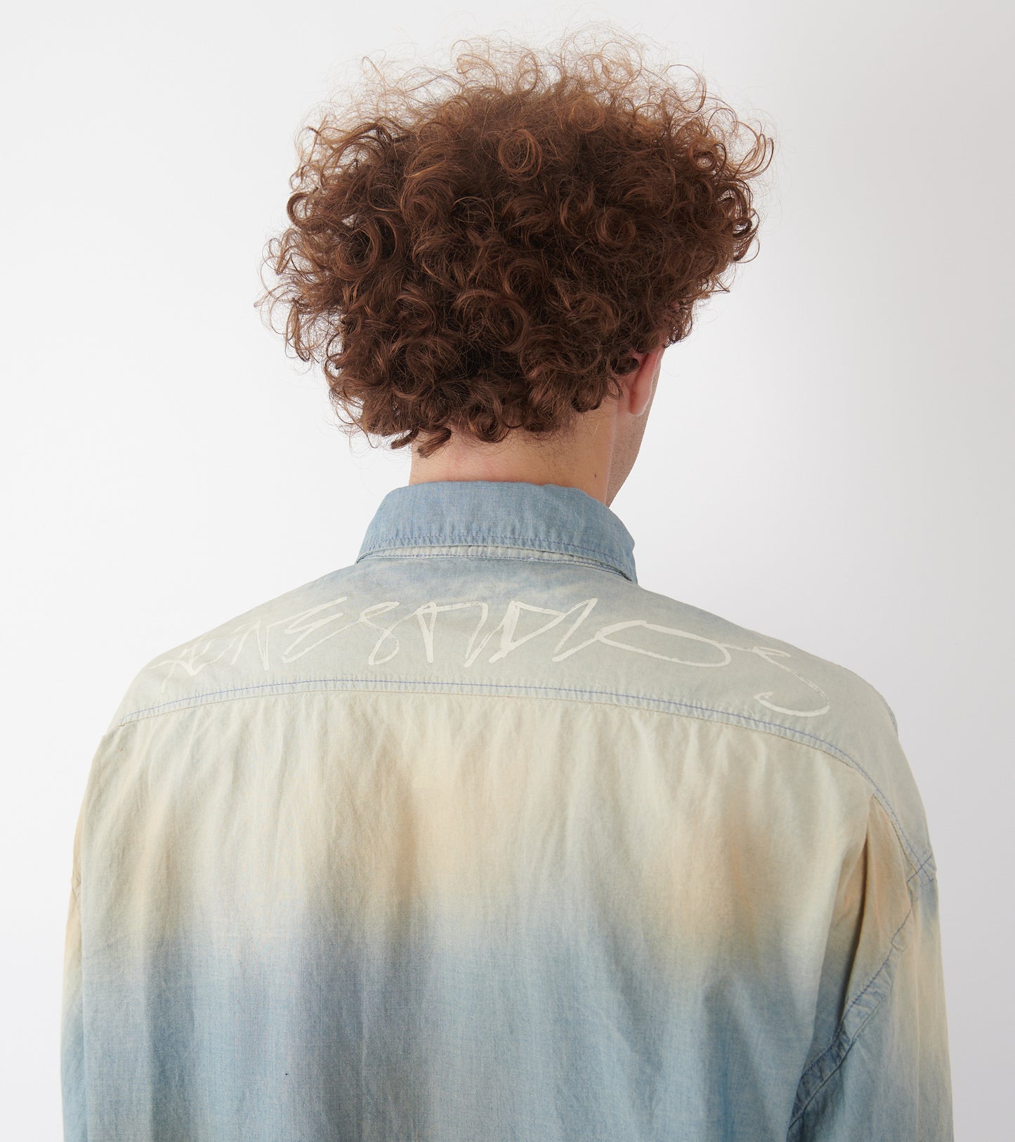 Paint Shirt Washed Blue
