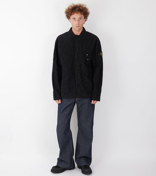 Cotton Corduroy Overshirt Black