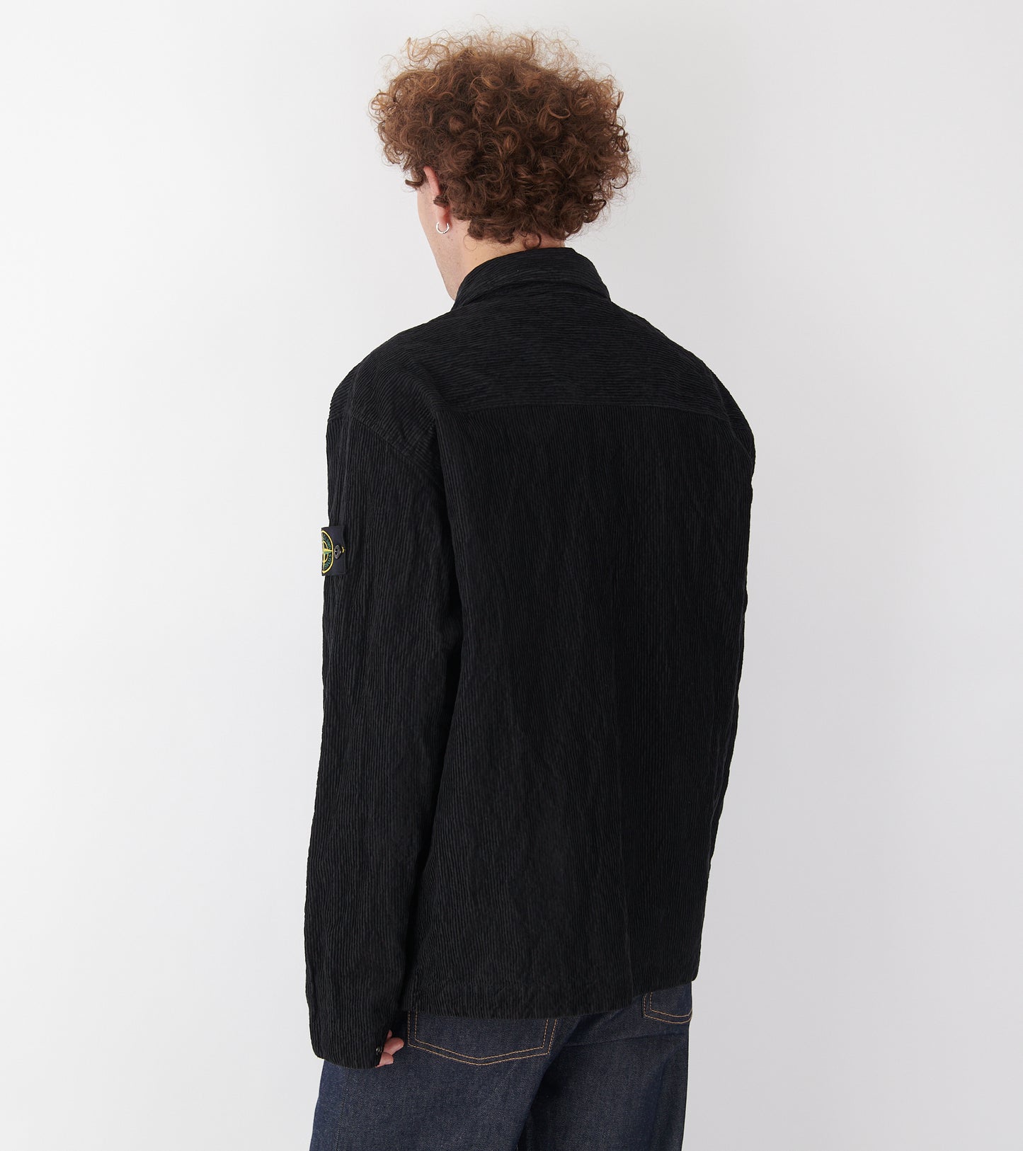 Cotton Corduroy Overshirt Black